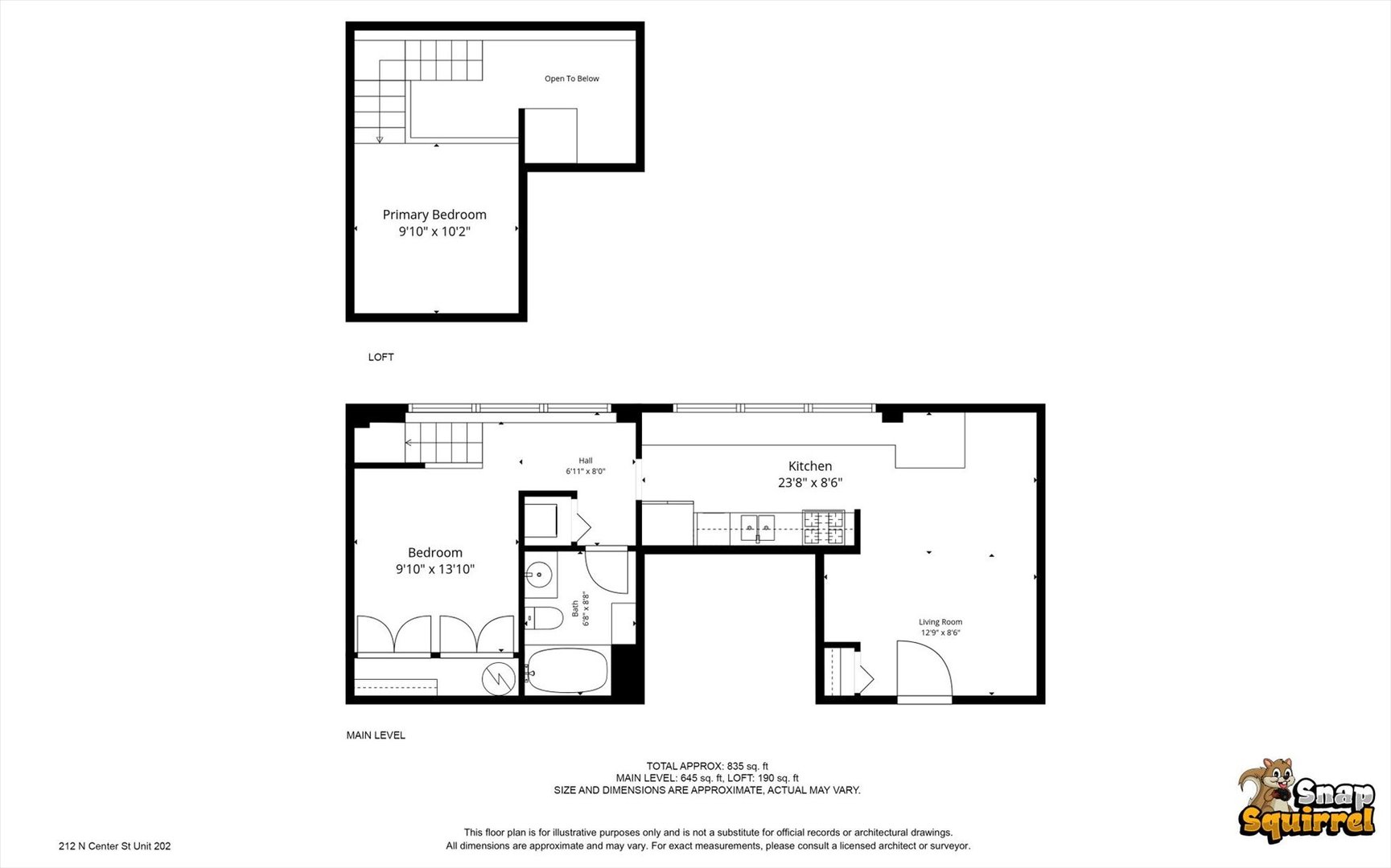 212 N Center Street #202, Bloomington, IL 61701