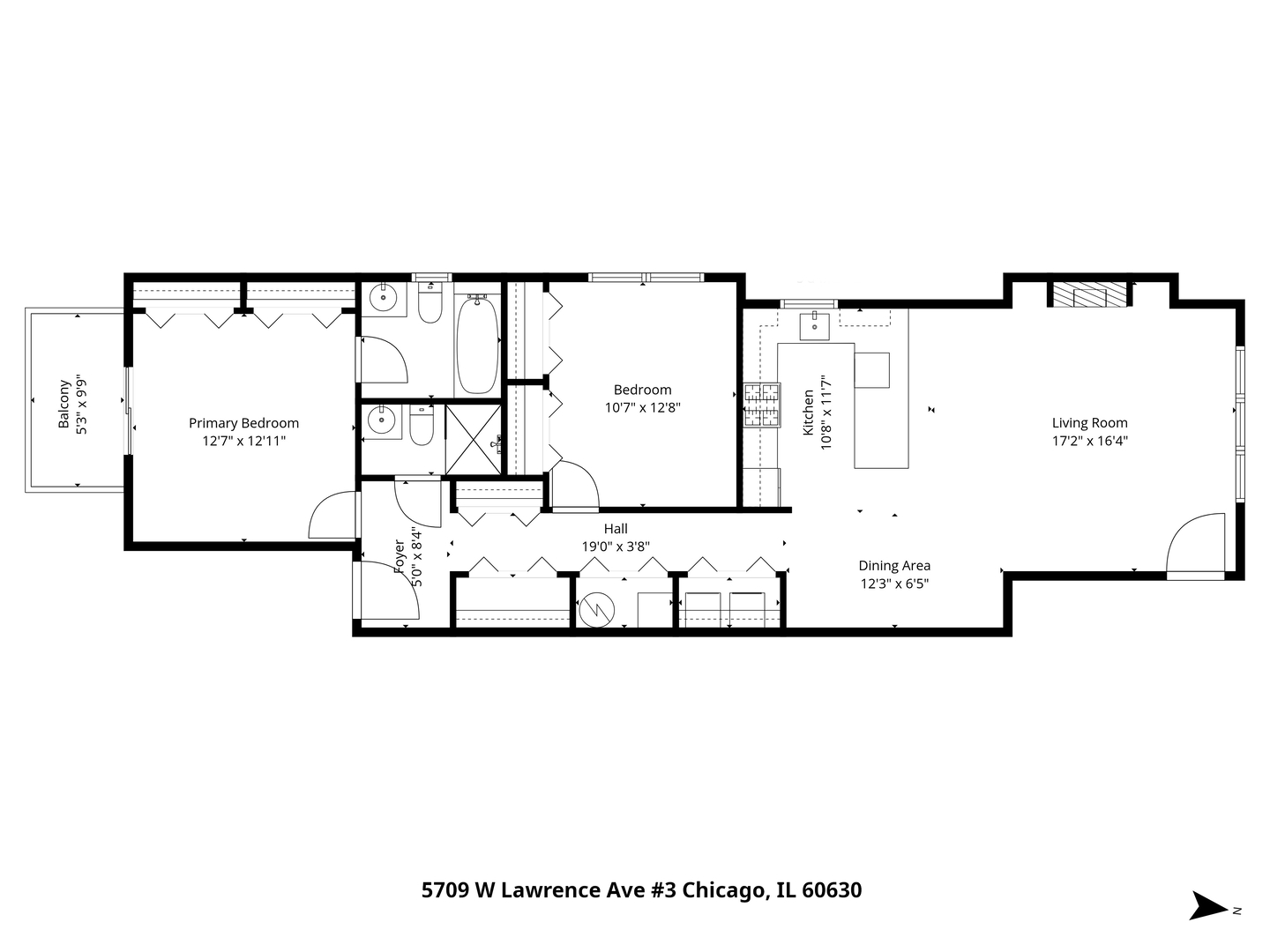 5709 W Lawrence Avenue #3W, Chicago, IL 60630