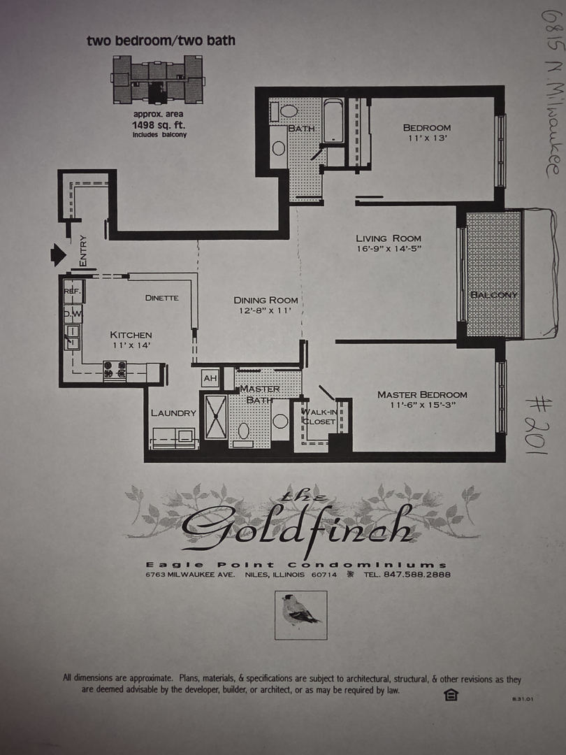 6815 N MILWAUKEE Avenue #201, Niles, IL 60714