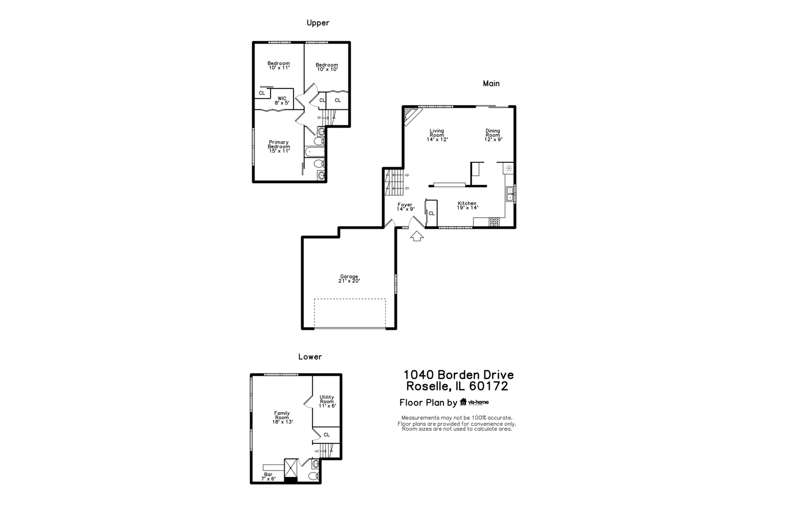 1040 Borden Drive, Roselle, IL 60172