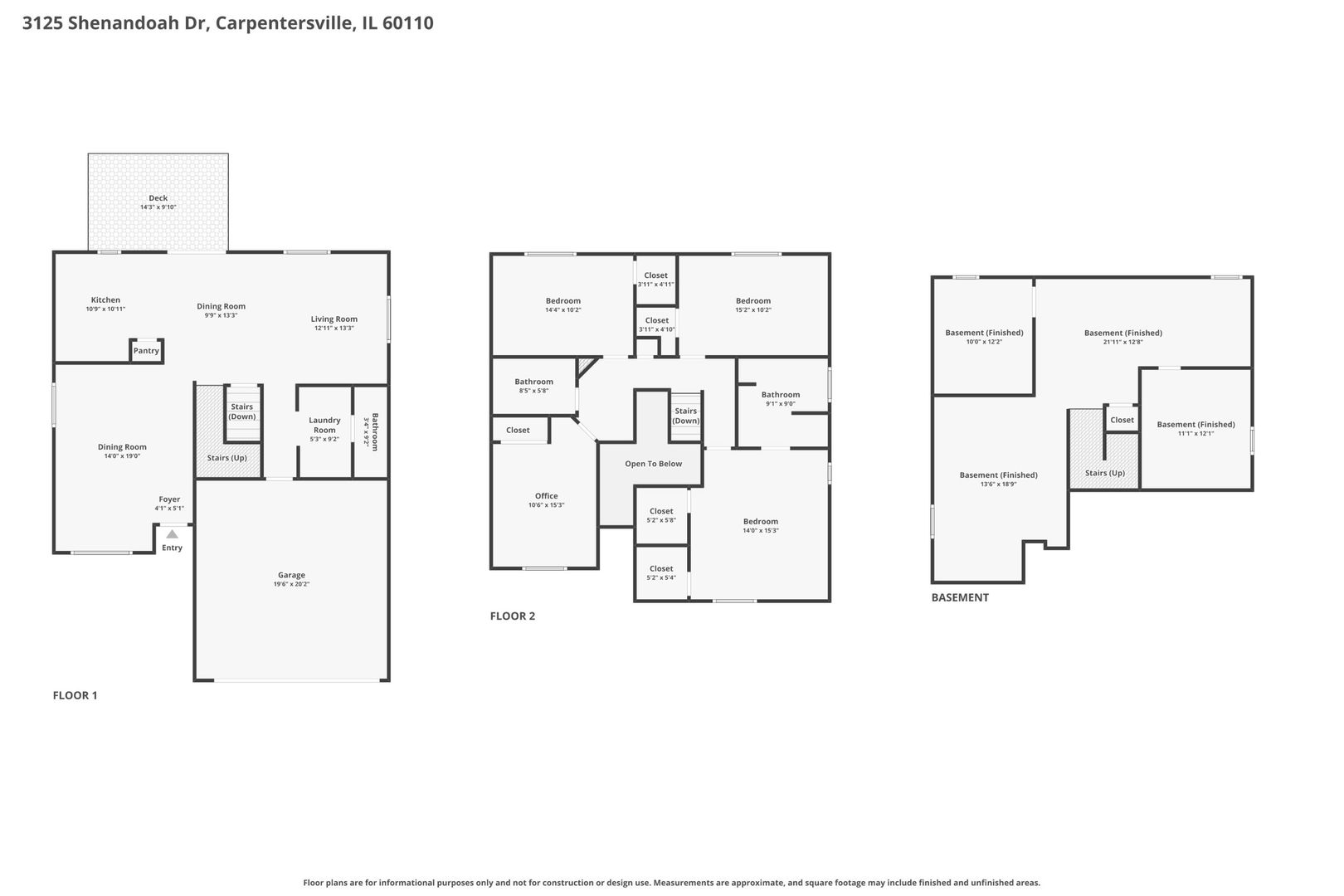 3125 Shenandoah Drive, Carpentersville, IL 60110