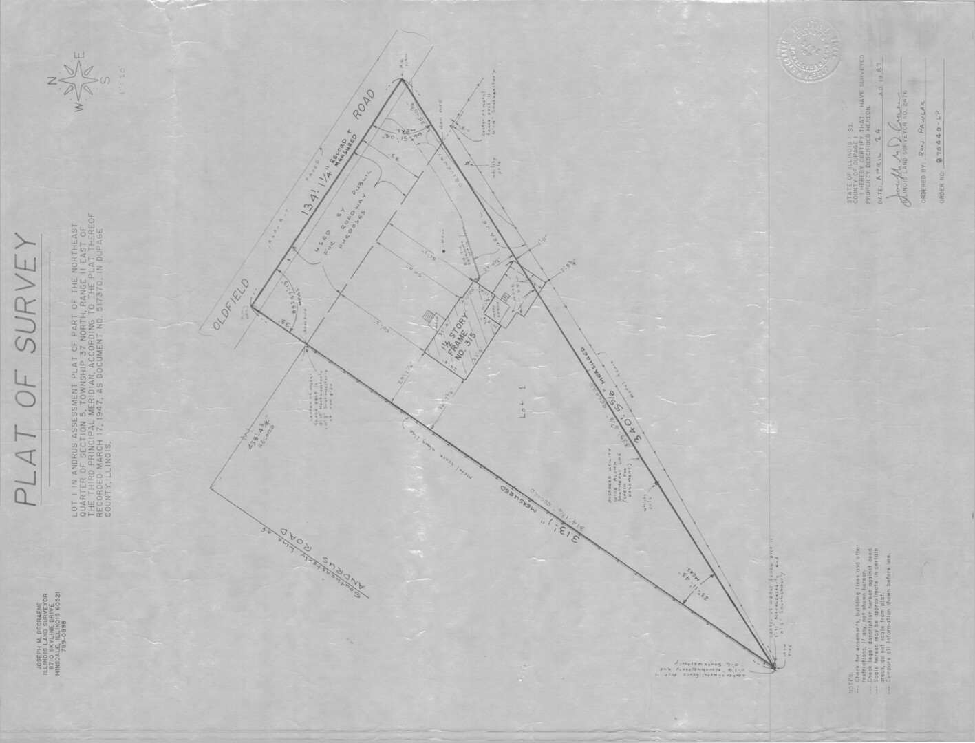 315 Oldfield Road, Downers Grove, IL 60516