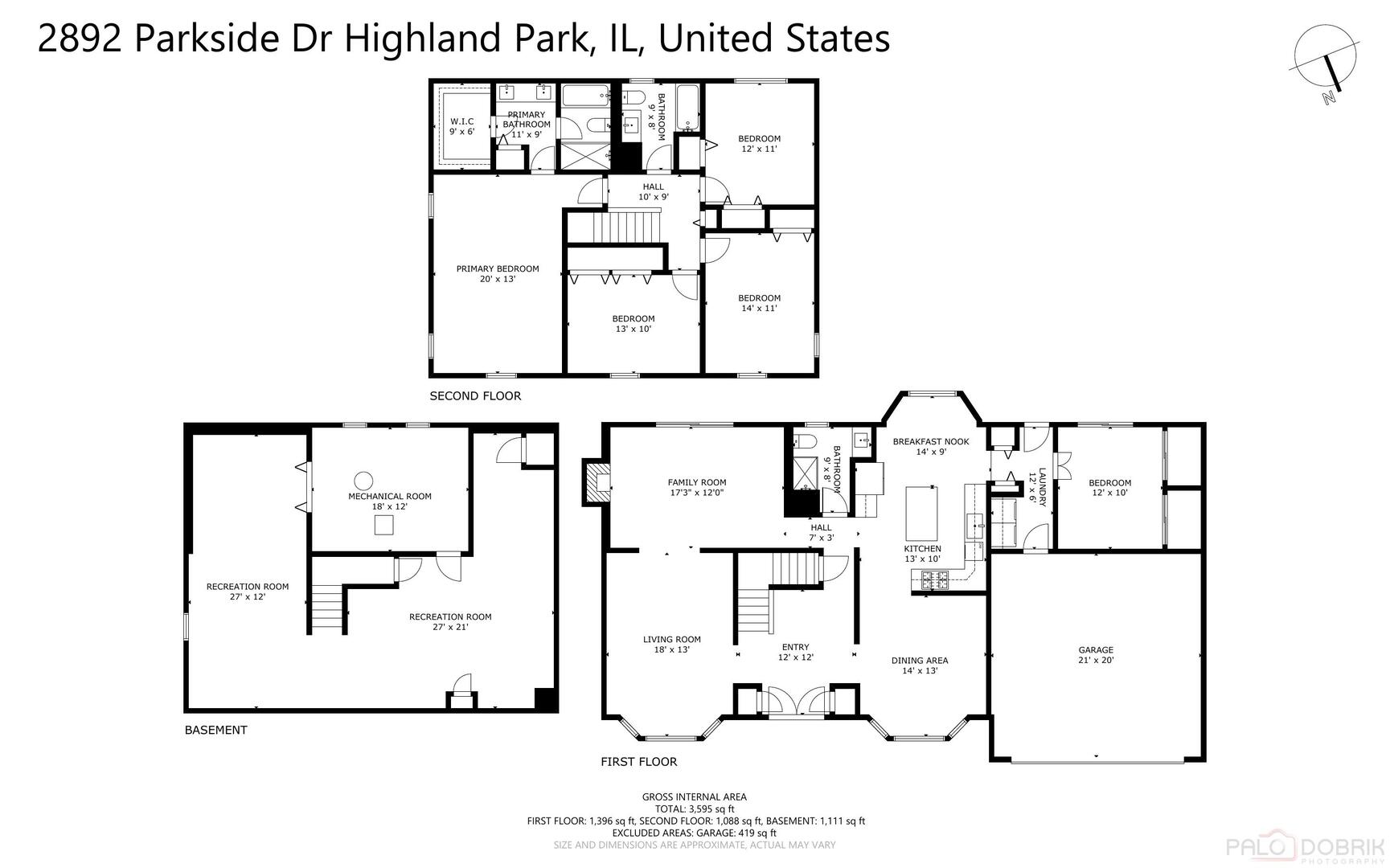 2892 Parkside Drive, Highland Park, IL 60035