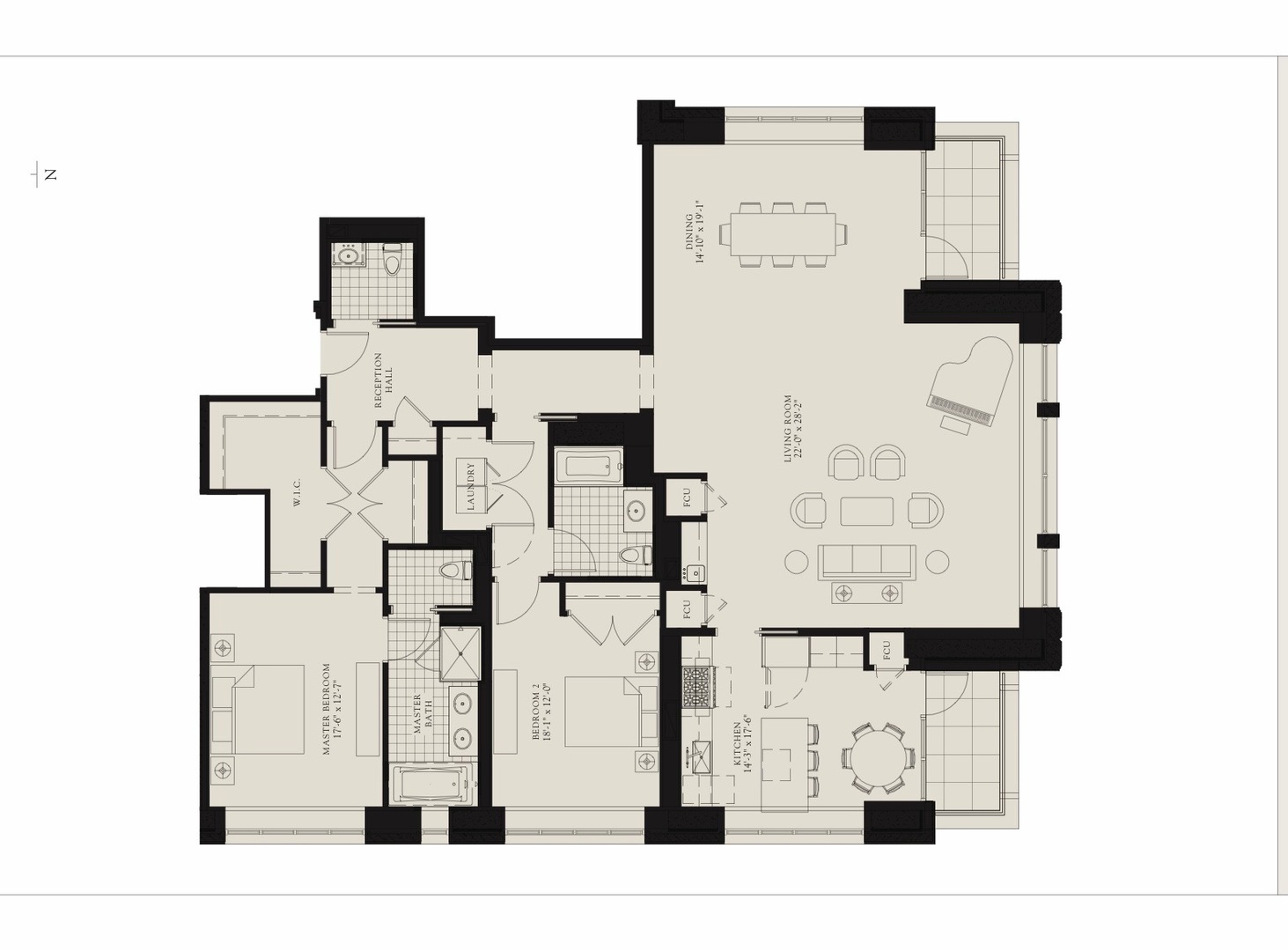 118 E Erie Street #18A, Chicago, IL 60611