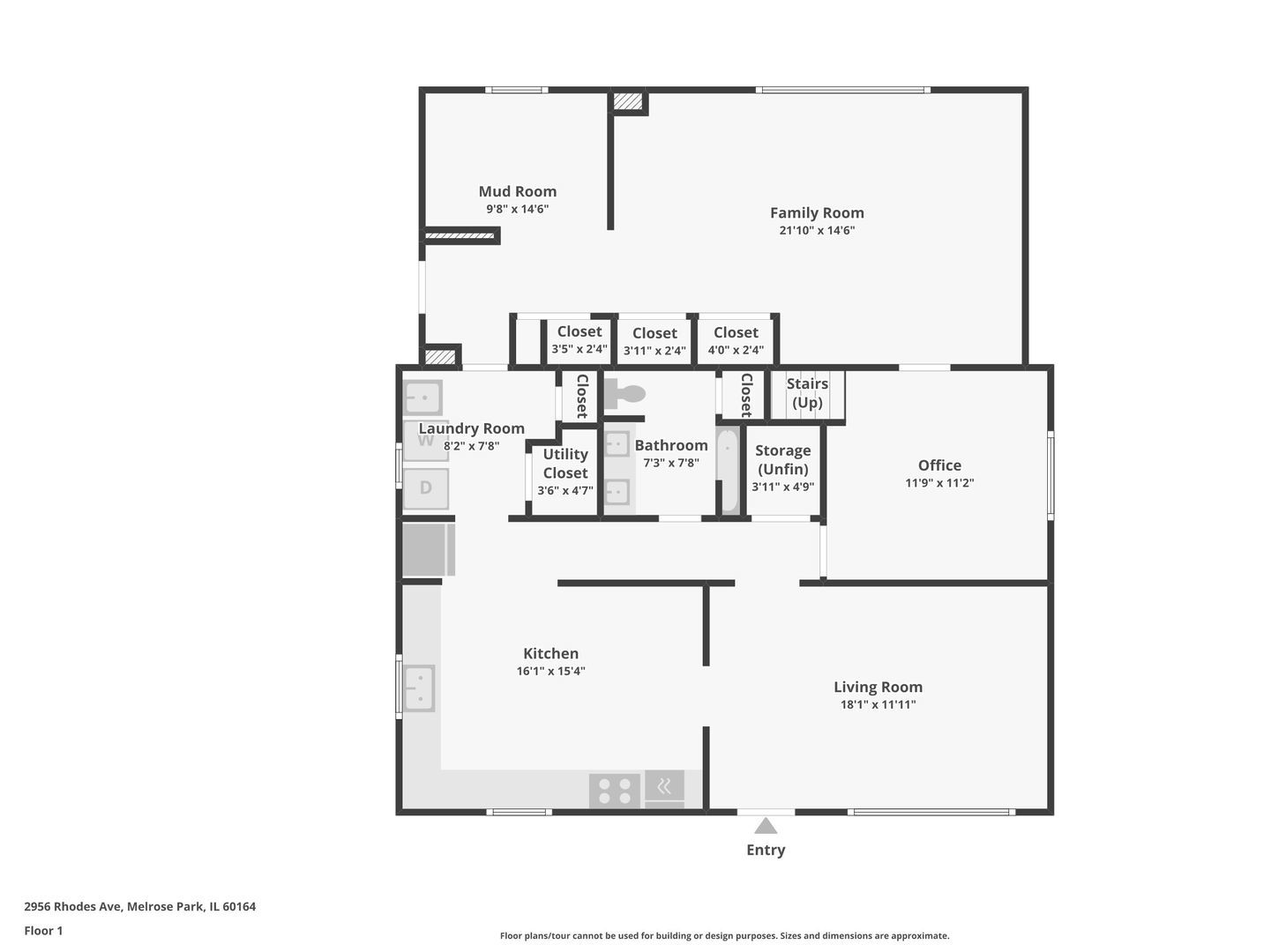 2956 Rhodes Avenue, Melrose Park, IL 60164