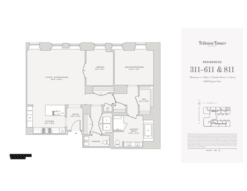 435 N Michigan Avenue #611, Chicago, IL 60611