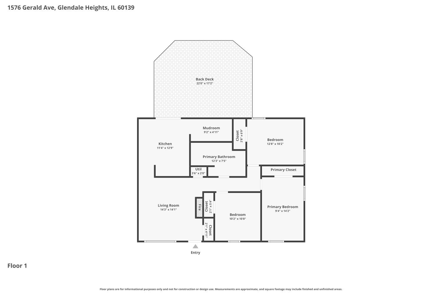 1576 Gerald Avenue, Glendale Heights, IL 60139