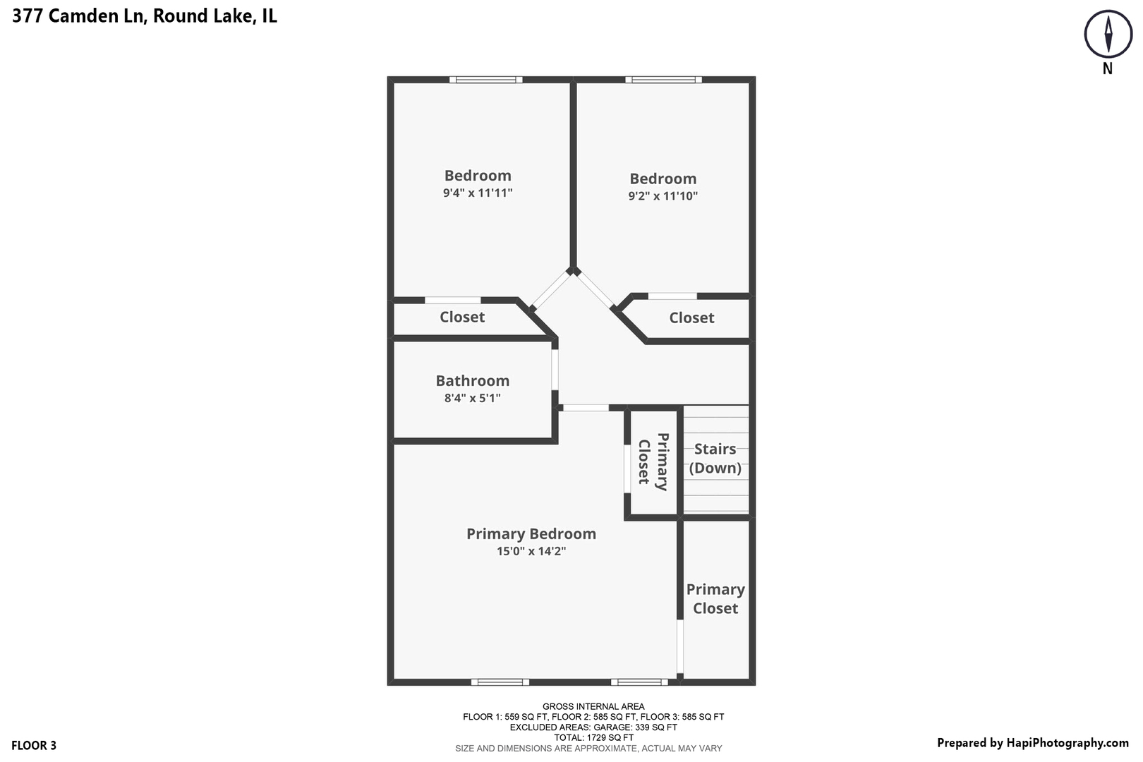 377 E Camden Lane, Round Lake Beach, IL 60073