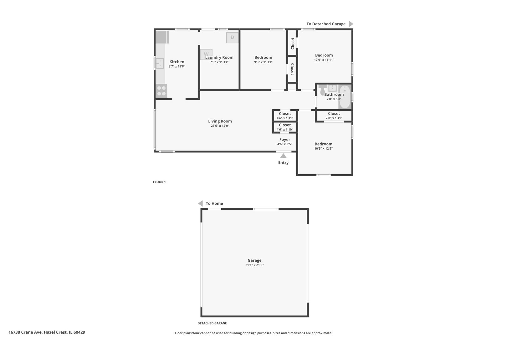 16738 Crane Avenue, Hazel Crest, IL 60429