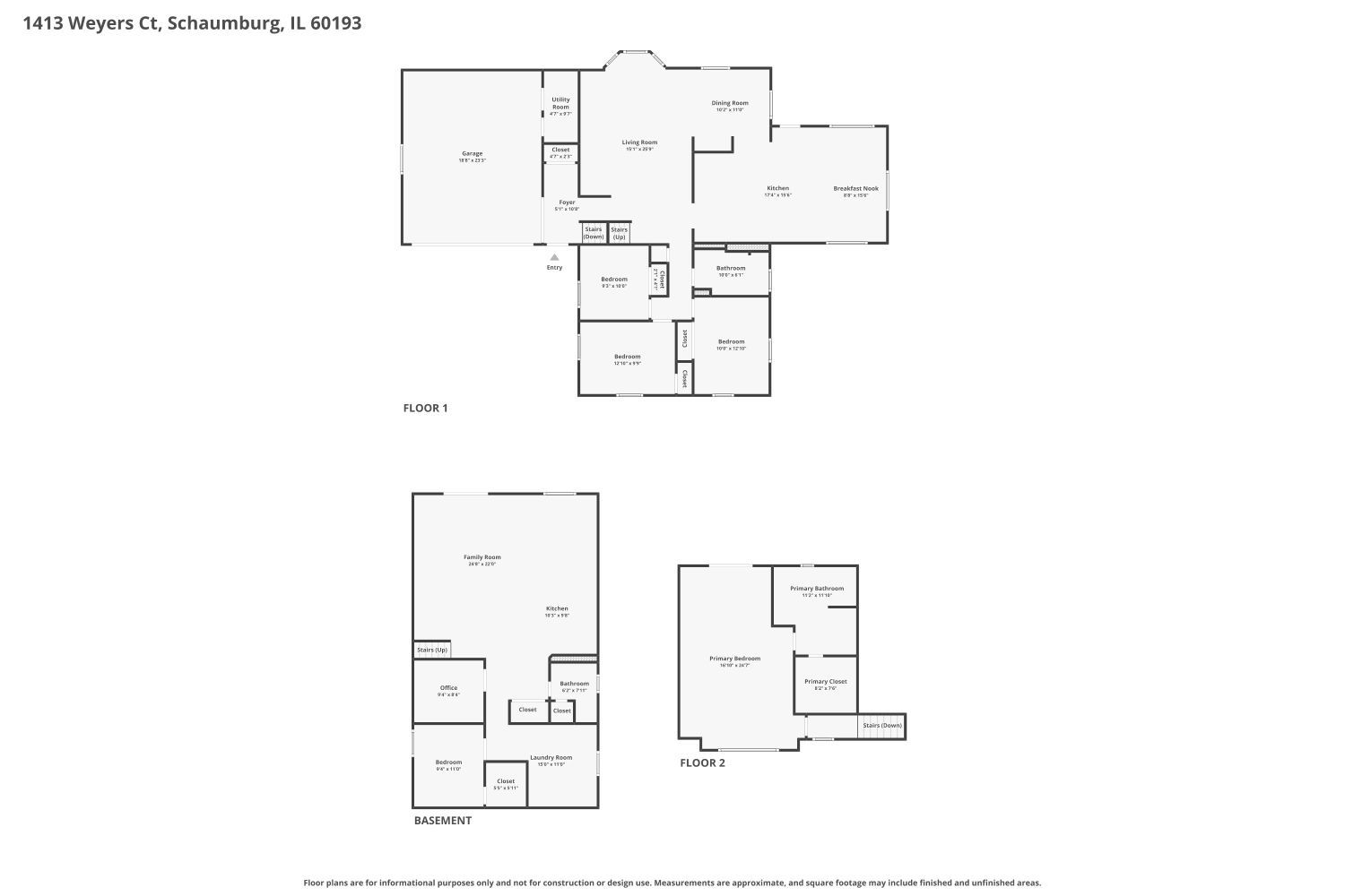 1413 Weyers Court, Schaumburg, IL 60193