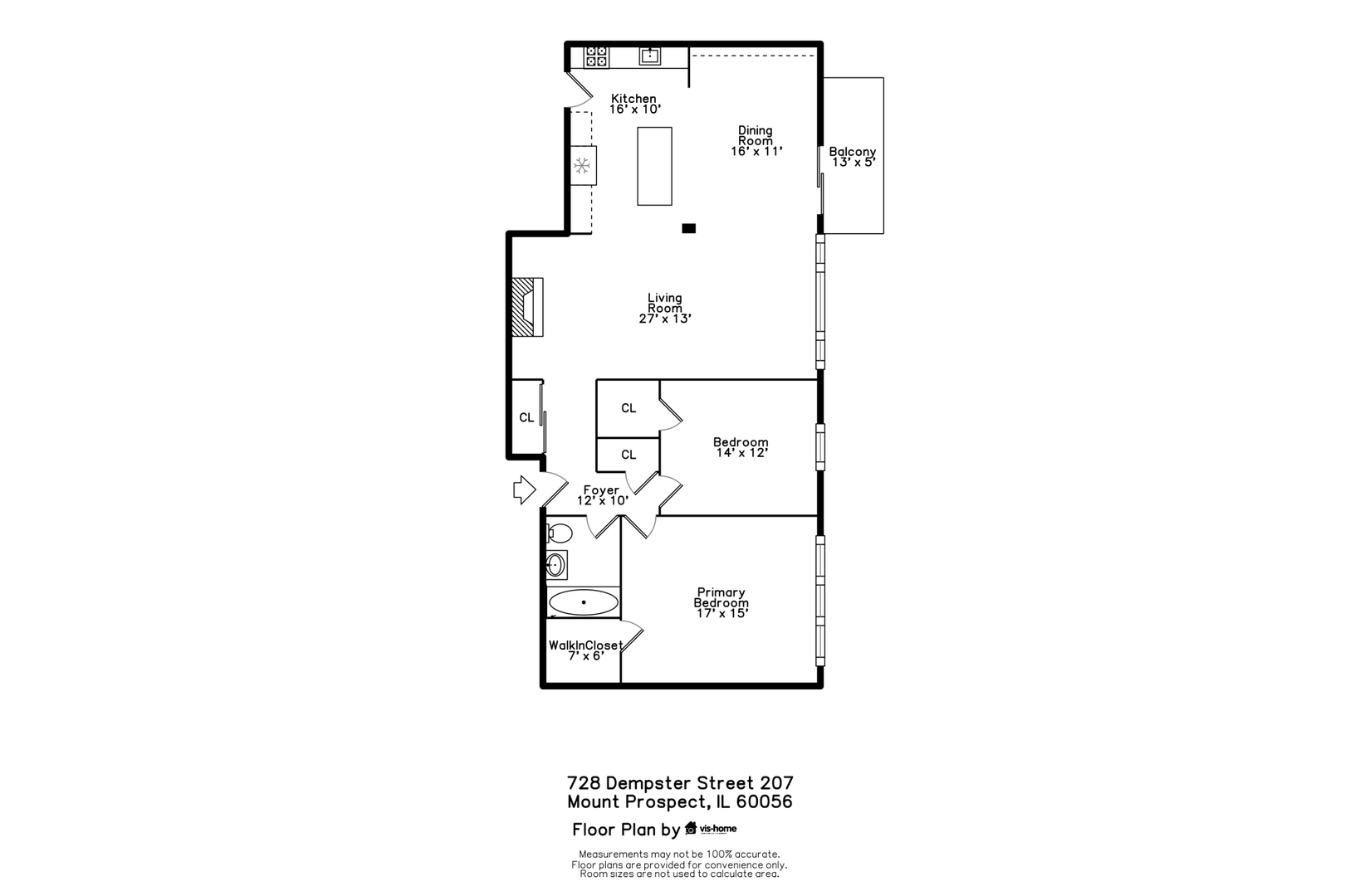 728 Dempster Street #207, Mount Prospect, IL 60056