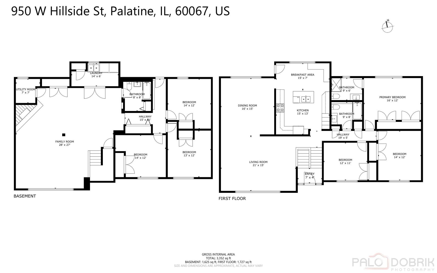 950 W HILLSIDE Street, Palatine, IL 60067