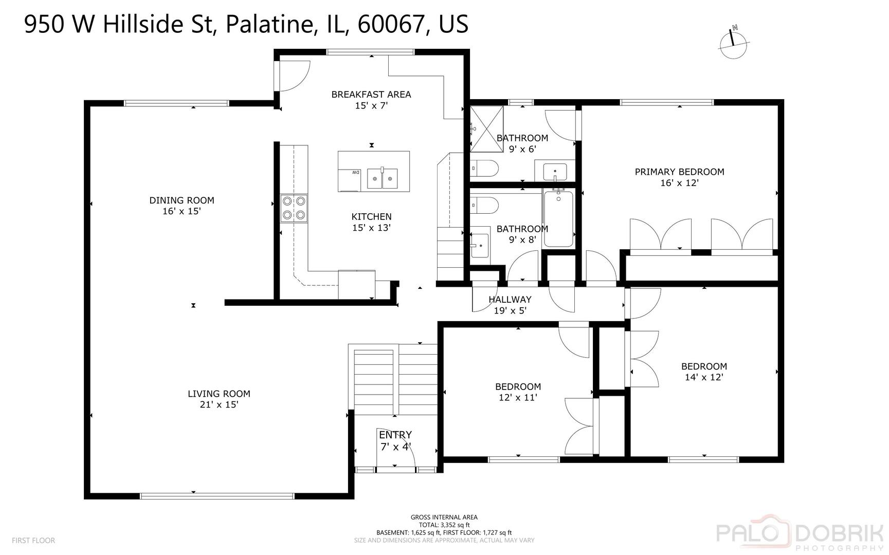 950 W HILLSIDE Street, Palatine, IL 60067