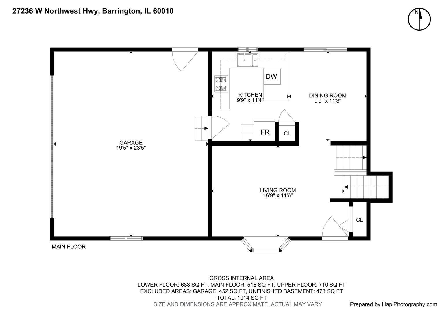 27236 W Northwest Highway, Barrington, IL 60010