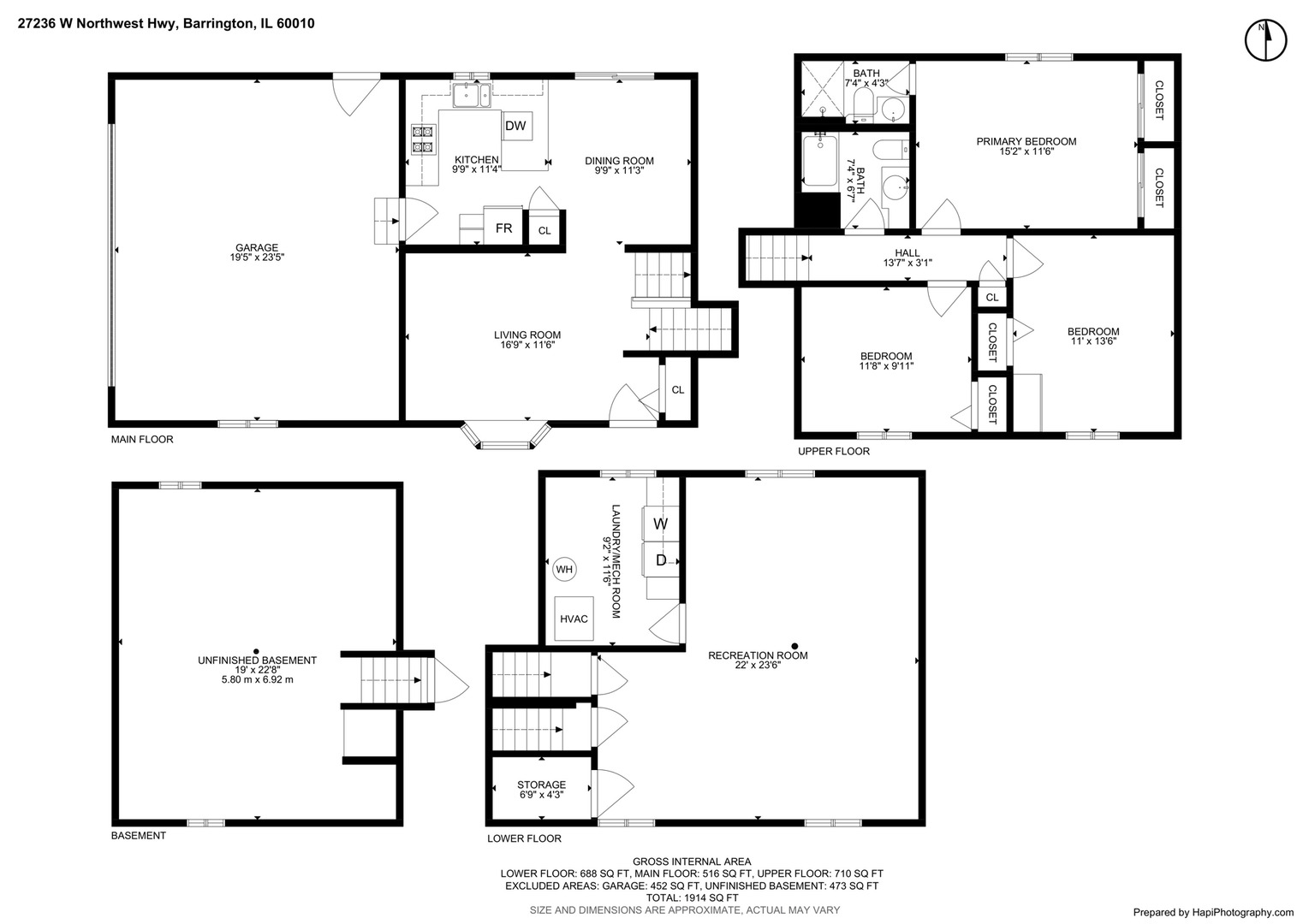 27236 W Northwest Highway, Barrington, IL 60010