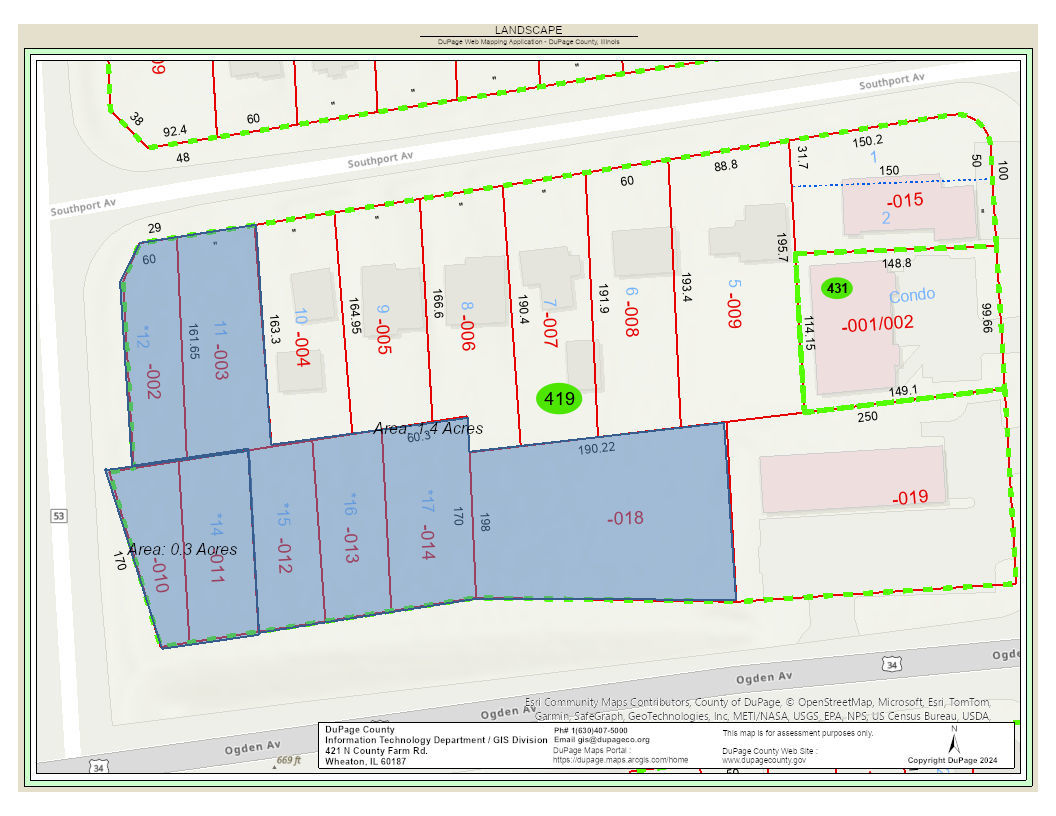 Lots 11 and 12 Rt 53 and Ogden Avenue, Lisle, IL 60532