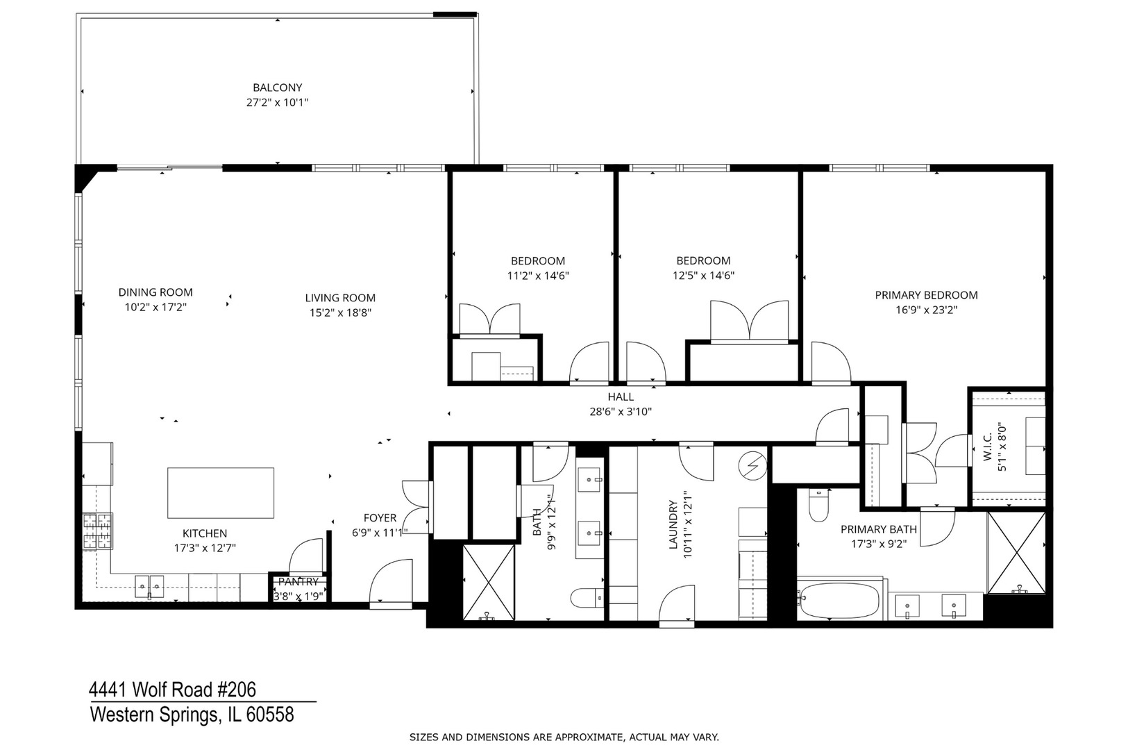 4441 Wolf Road #206, Western Springs, IL 60558