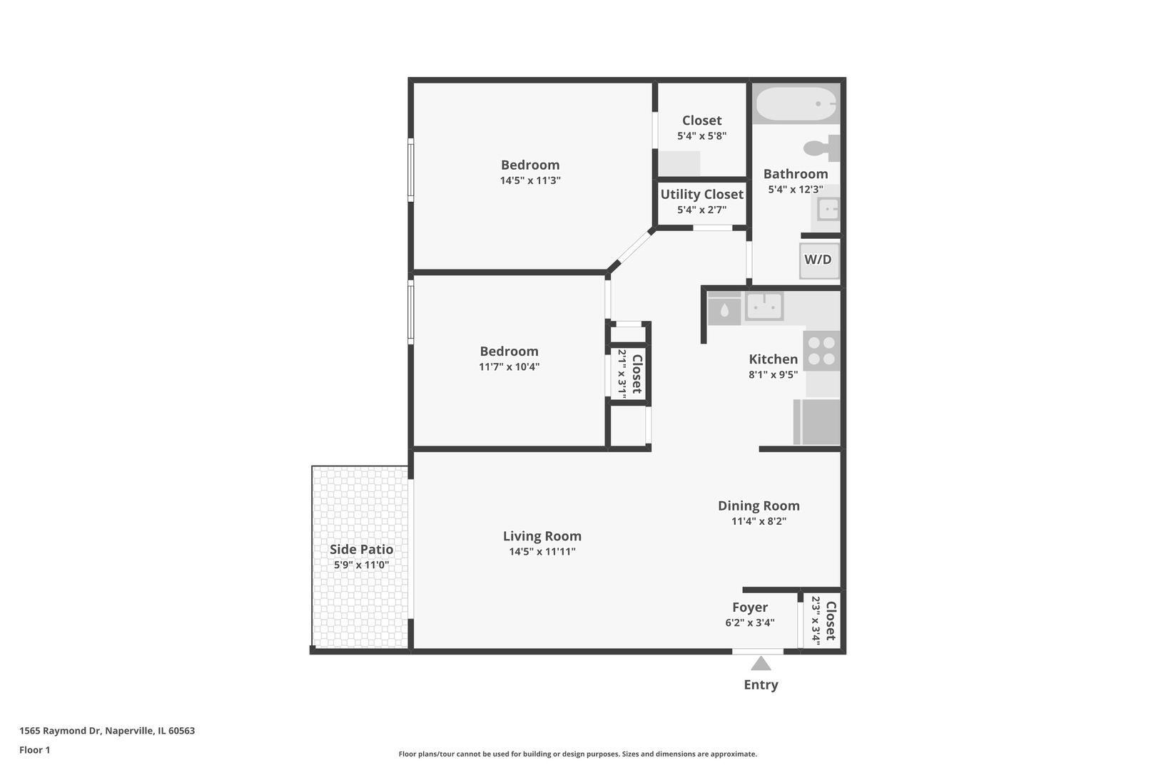 1565 Raymond Drive #101, Naperville, IL 60563