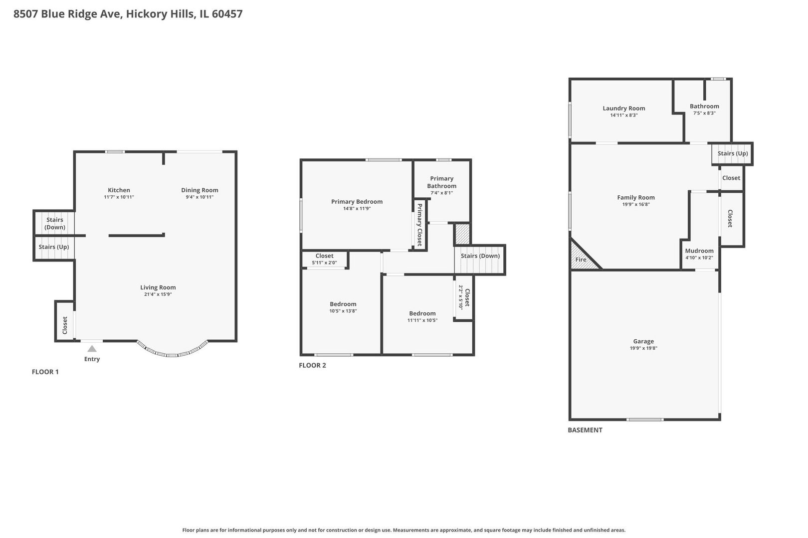 8507 Blue Ridge Avenue, Hickory Hills, IL 60457