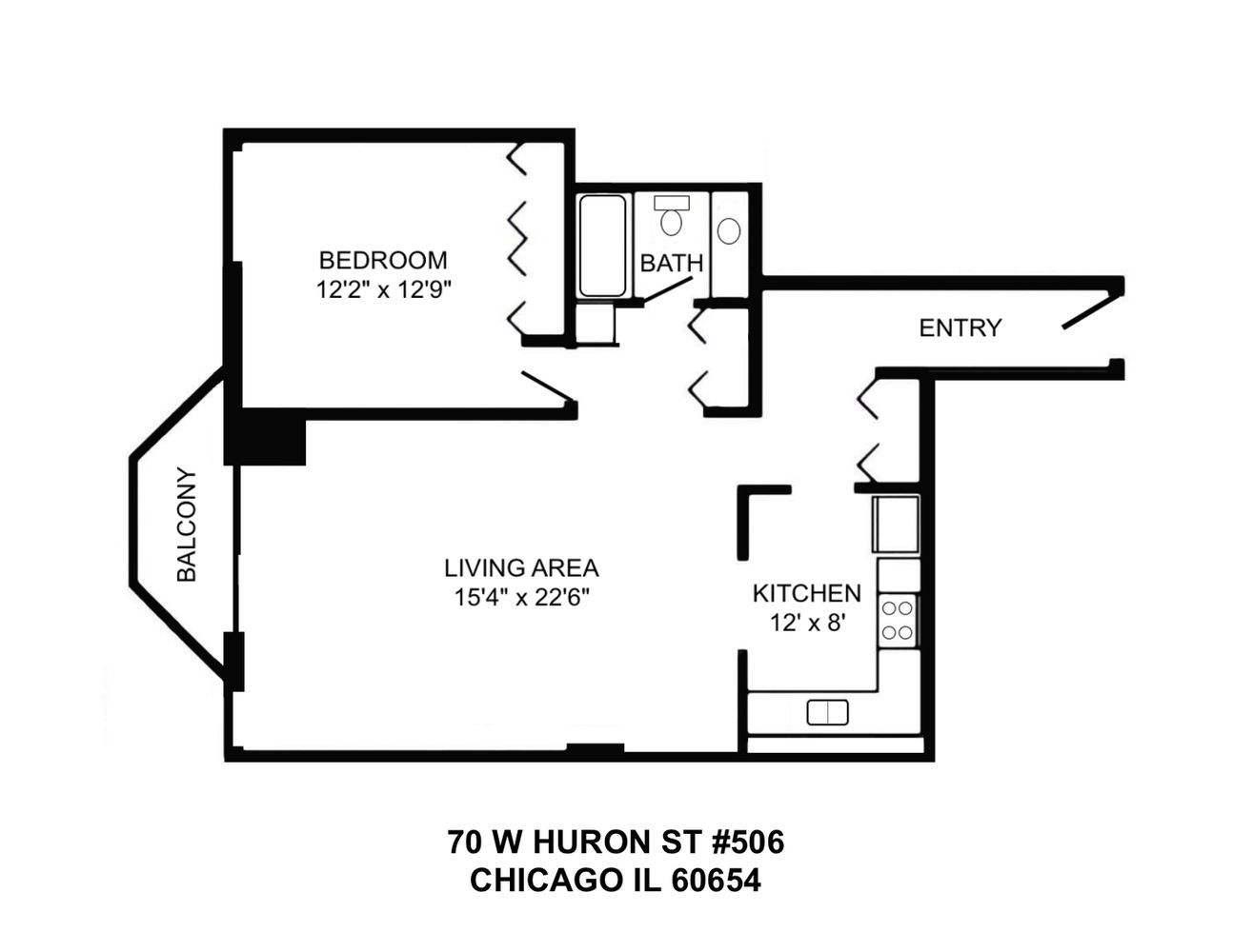 70 W Huron Street #506, Chicago, IL 60654