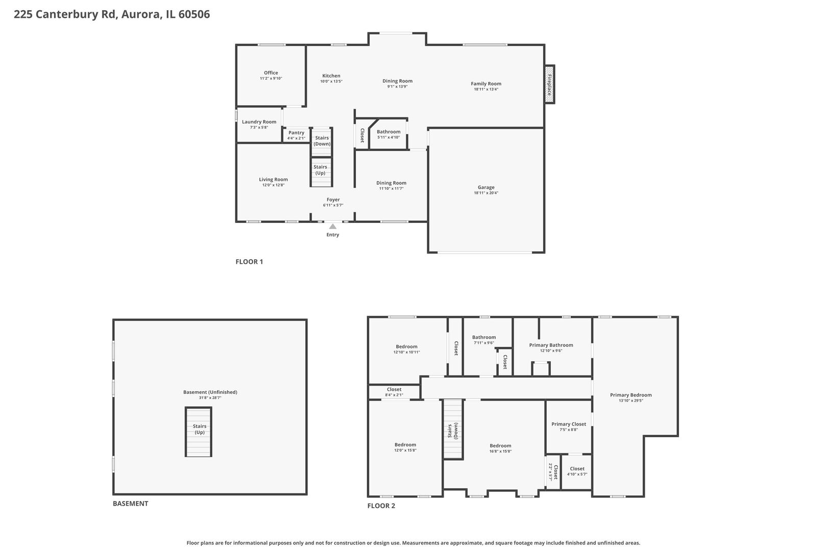 225 N Canterbury Road, Aurora, IL 60506