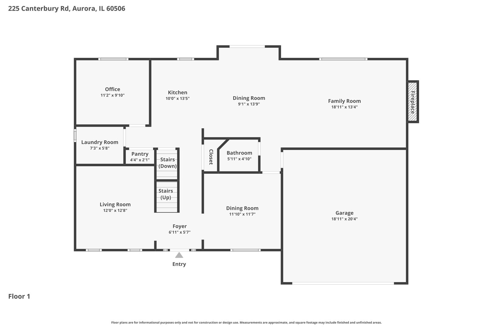 225 N Canterbury Road, Aurora, IL 60506