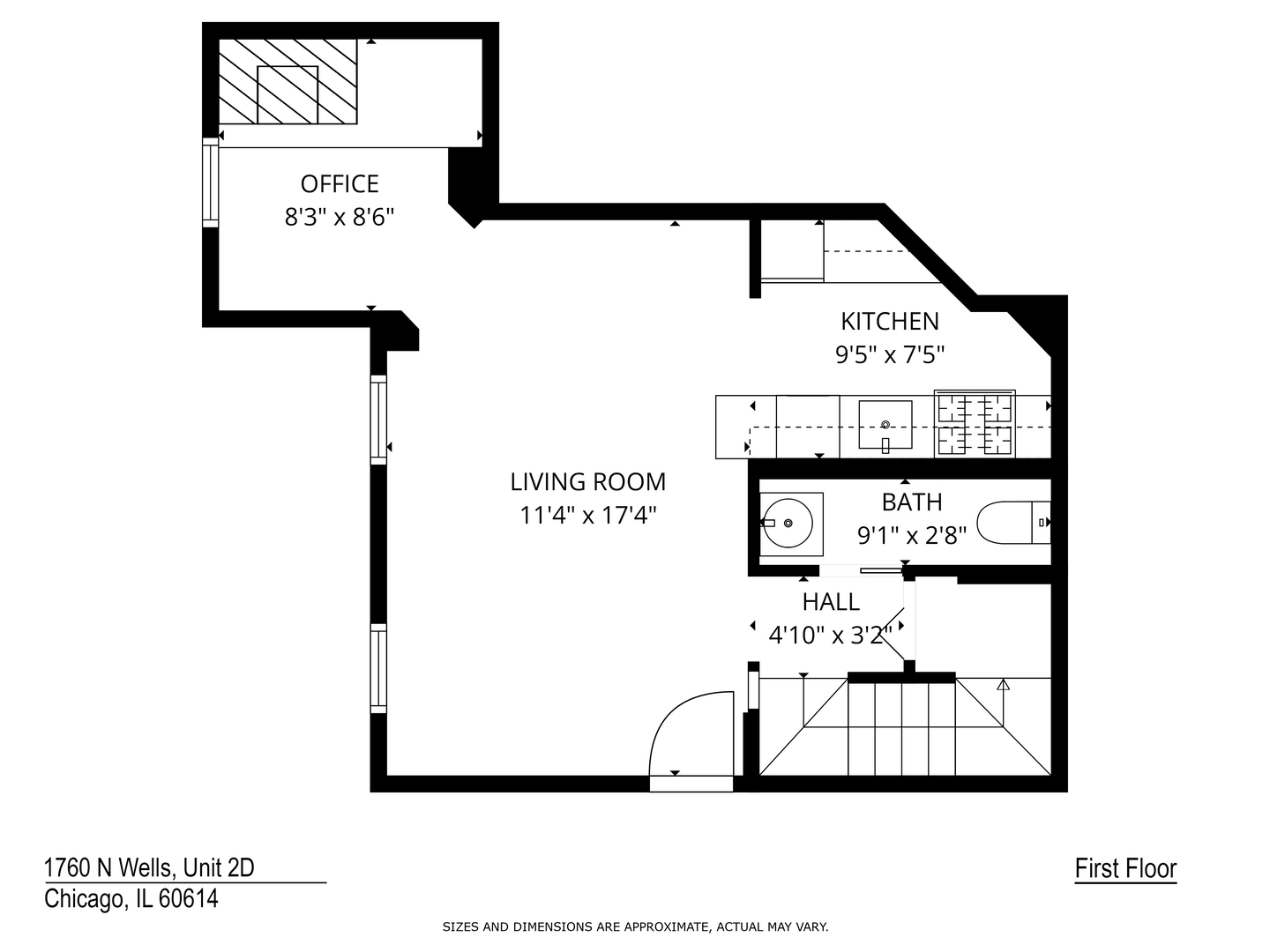 1760 N WELLS Street #2D, Chicago, IL 60614