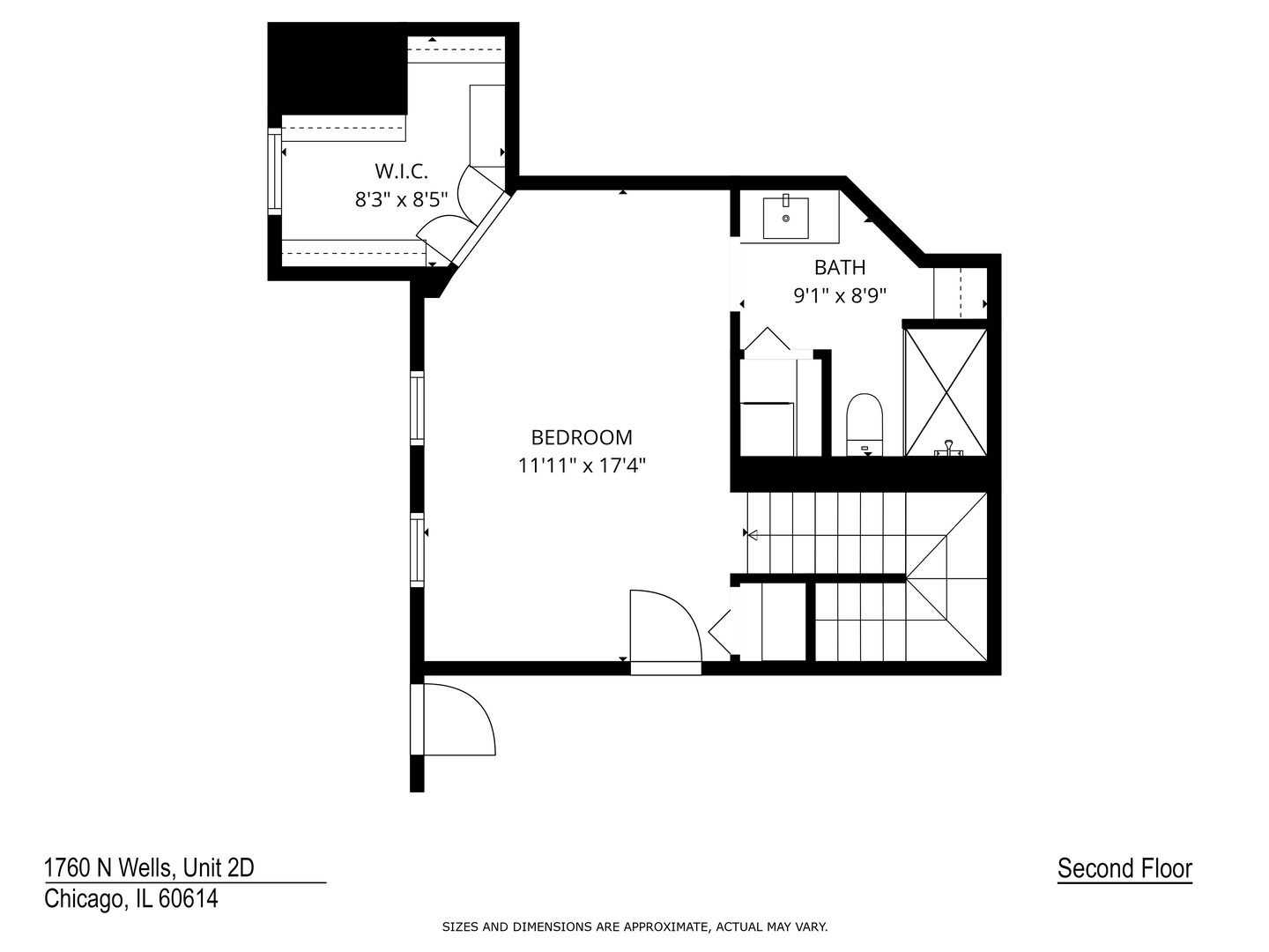 1760 N WELLS Street #2D, Chicago, IL 60614