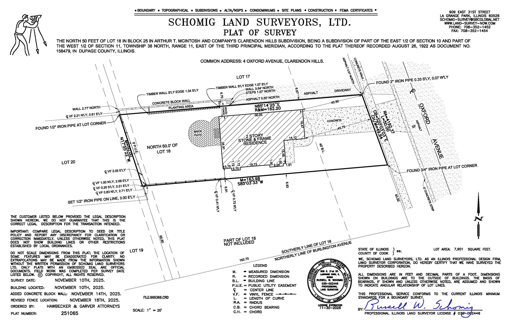 4 Oxford Avenue, Clarendon Hills, IL 60514