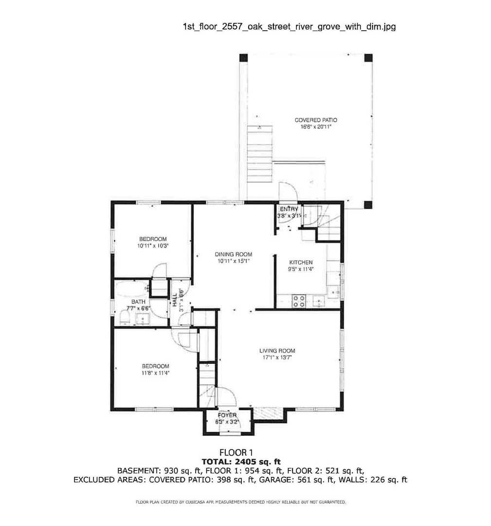 2557 Oak Street, River Grove, IL 60171