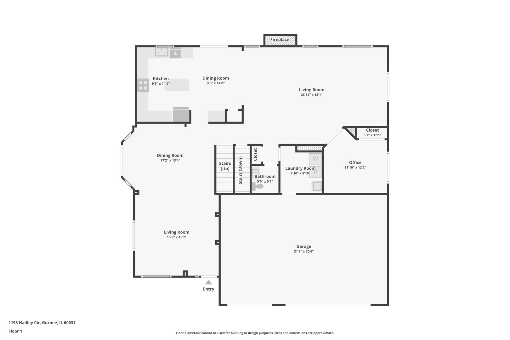 1195 Hadley Circle, Gurnee, IL 60031