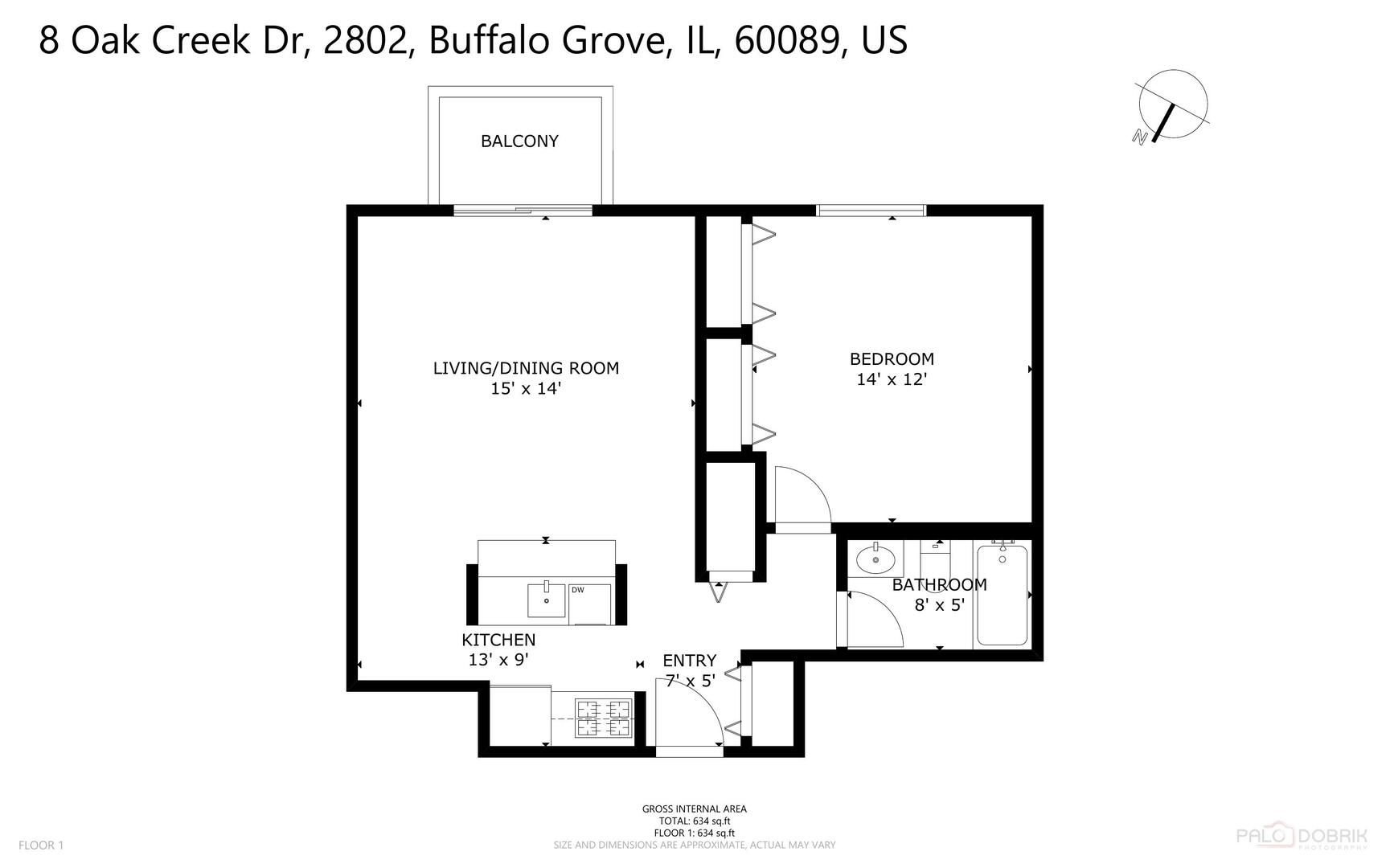 8 Oak Creek Drive #2802, Buffalo Grove, IL 60089