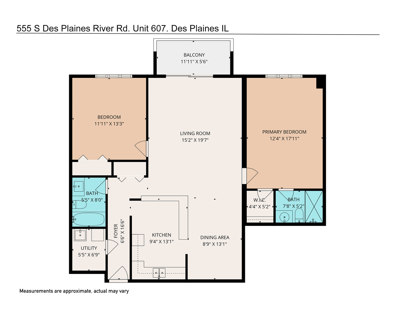555 S River Road #607, Des Plaines, IL 60016