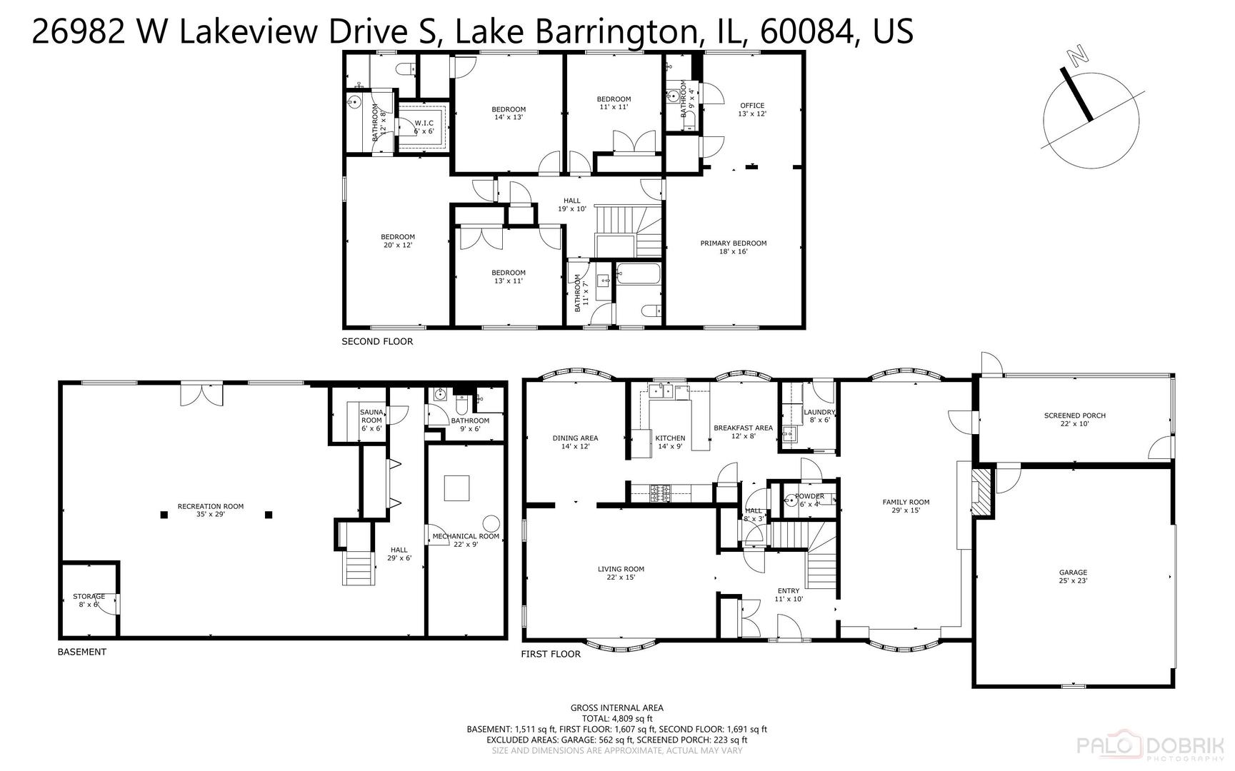 26982 W Lakeview Drive, Lake Barrington, IL 60084