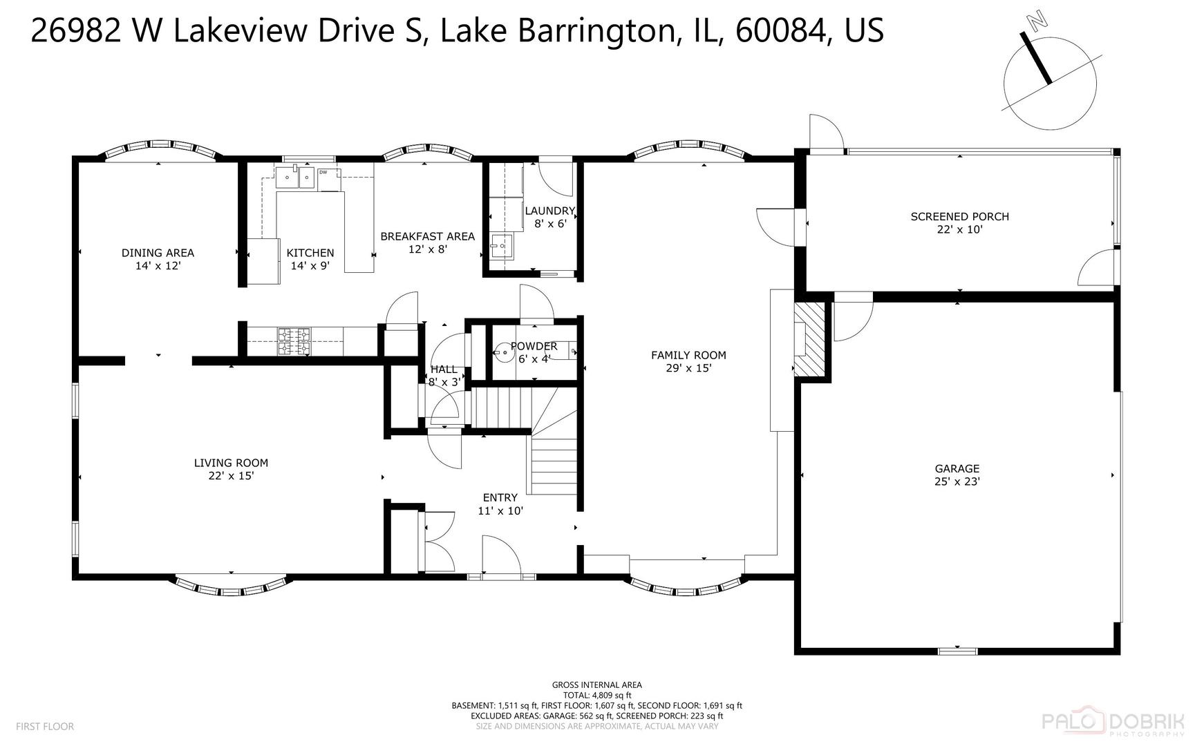 26982 W Lakeview Drive, Lake Barrington, IL 60084