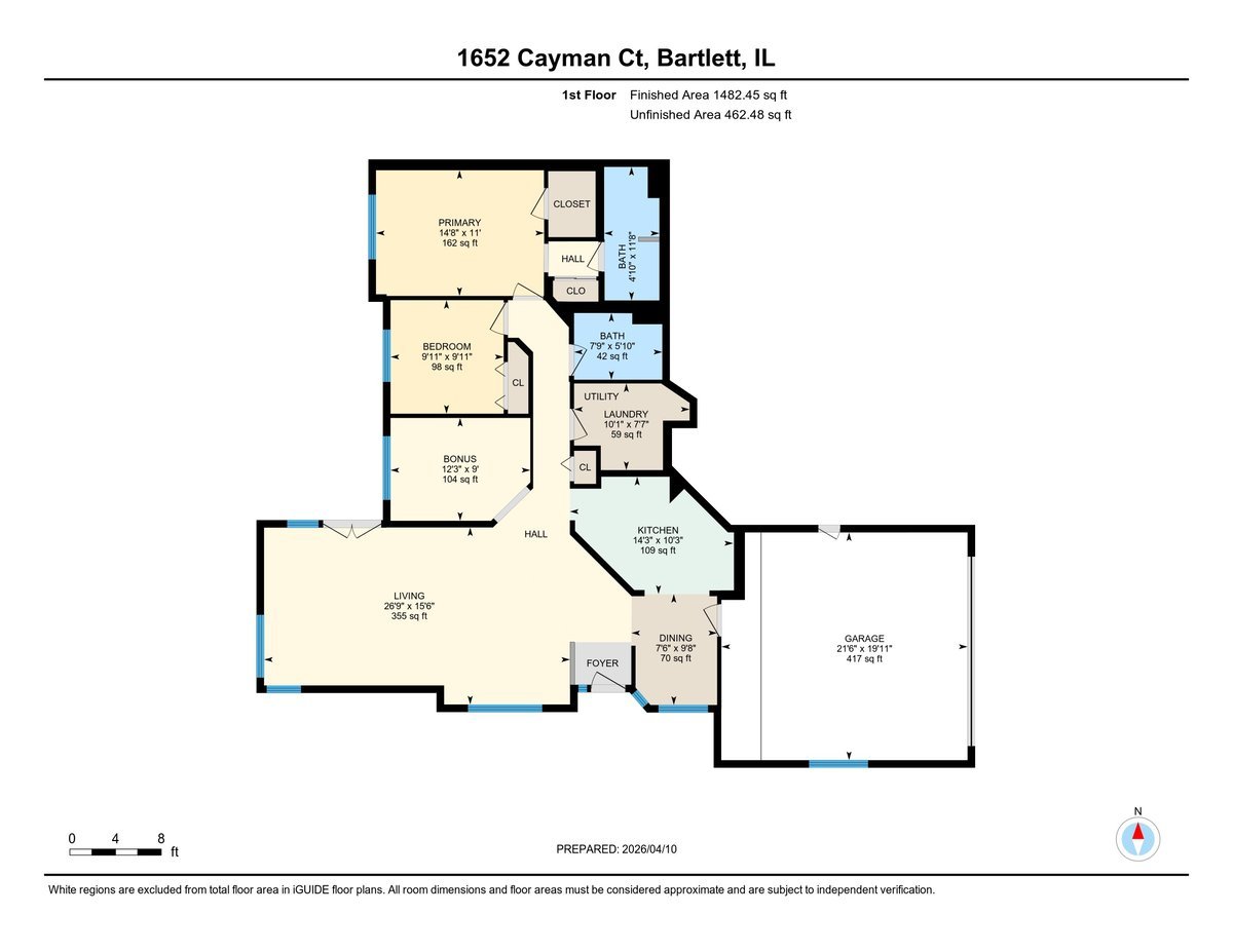 1652 Cayman Court #1, Bartlett, IL 60103