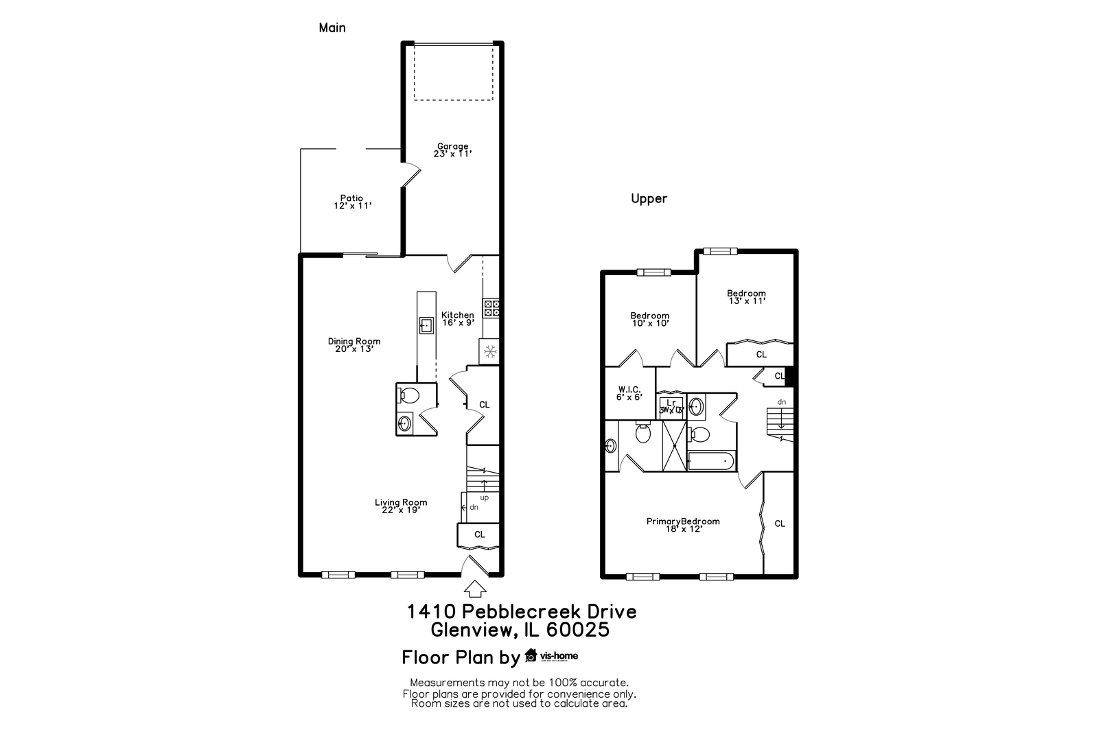 1410 Pebblecreek Drive, Glenview, IL 60025