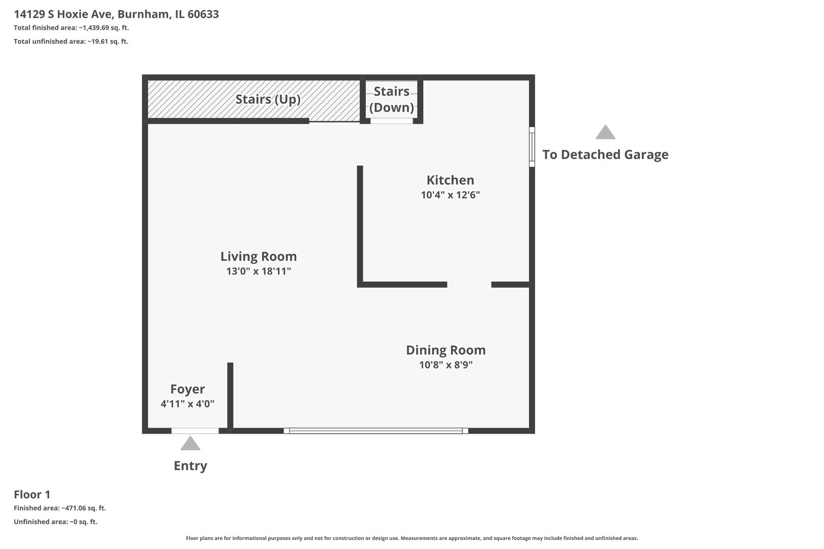 14129 S Hoxie Avenue, Burnham, IL 60633