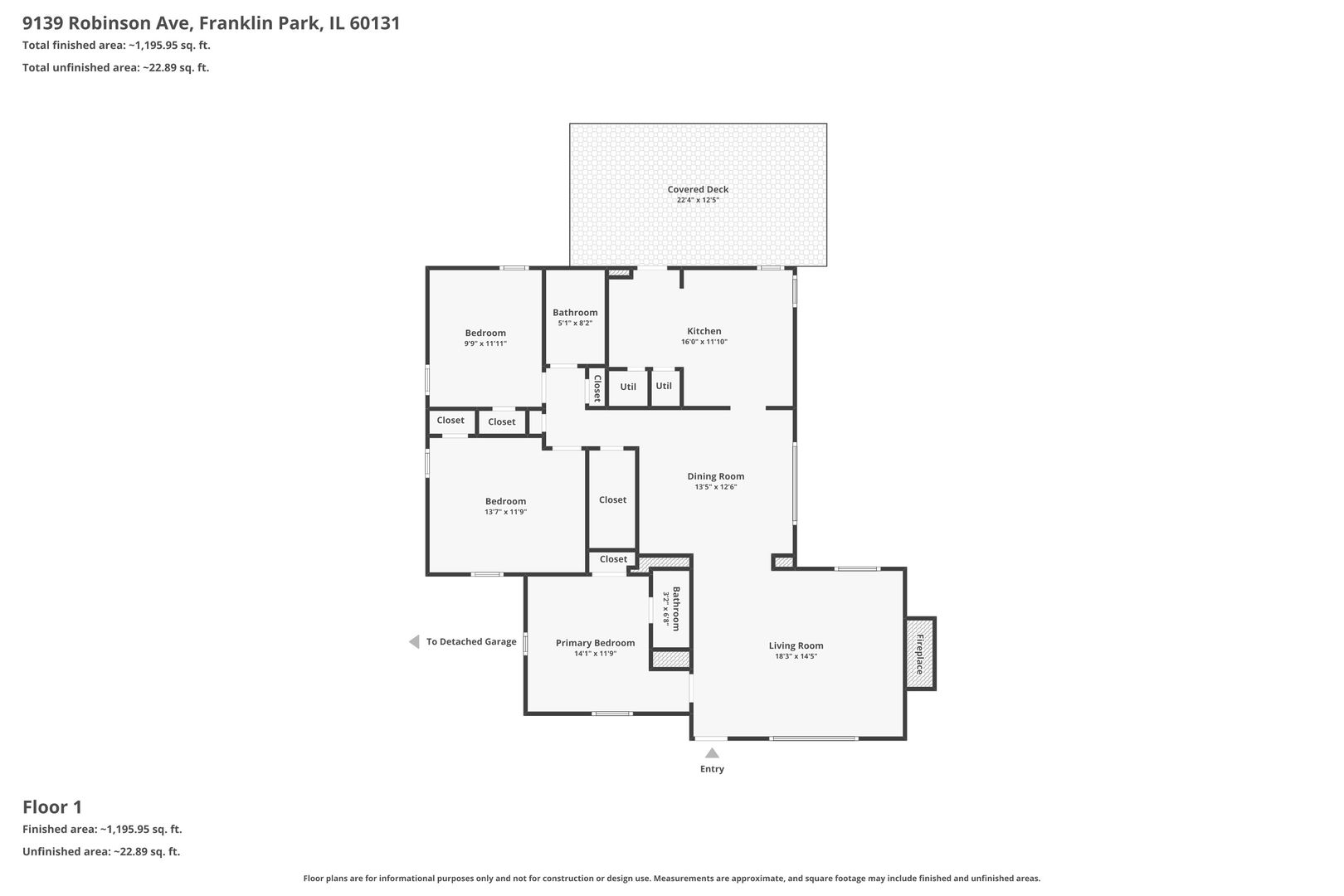 9139 Robinson Avenue, Franklin Park, IL 60131