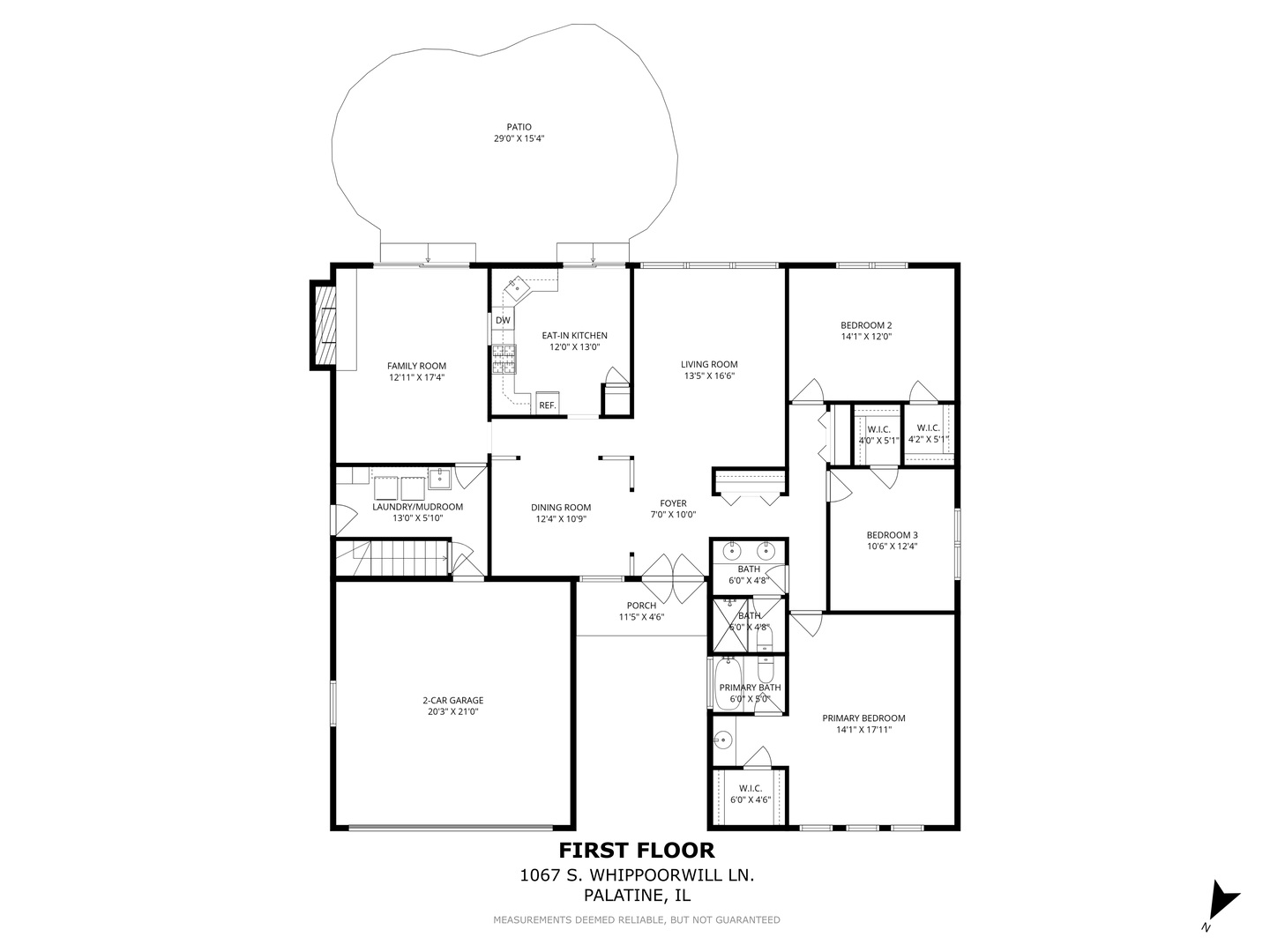 1067 S Whippoorwill Lane, Palatine, IL 60067