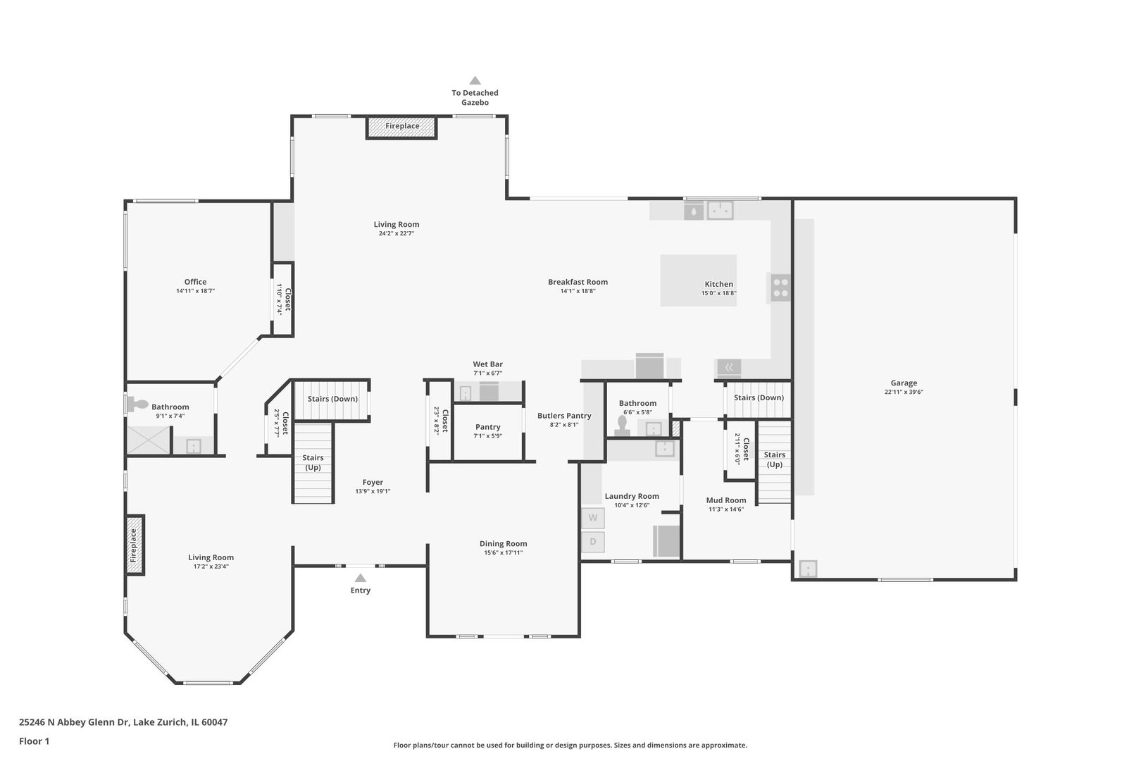 25246 N Abbey Glenn Drive, Hawthorn Woods, IL 60047