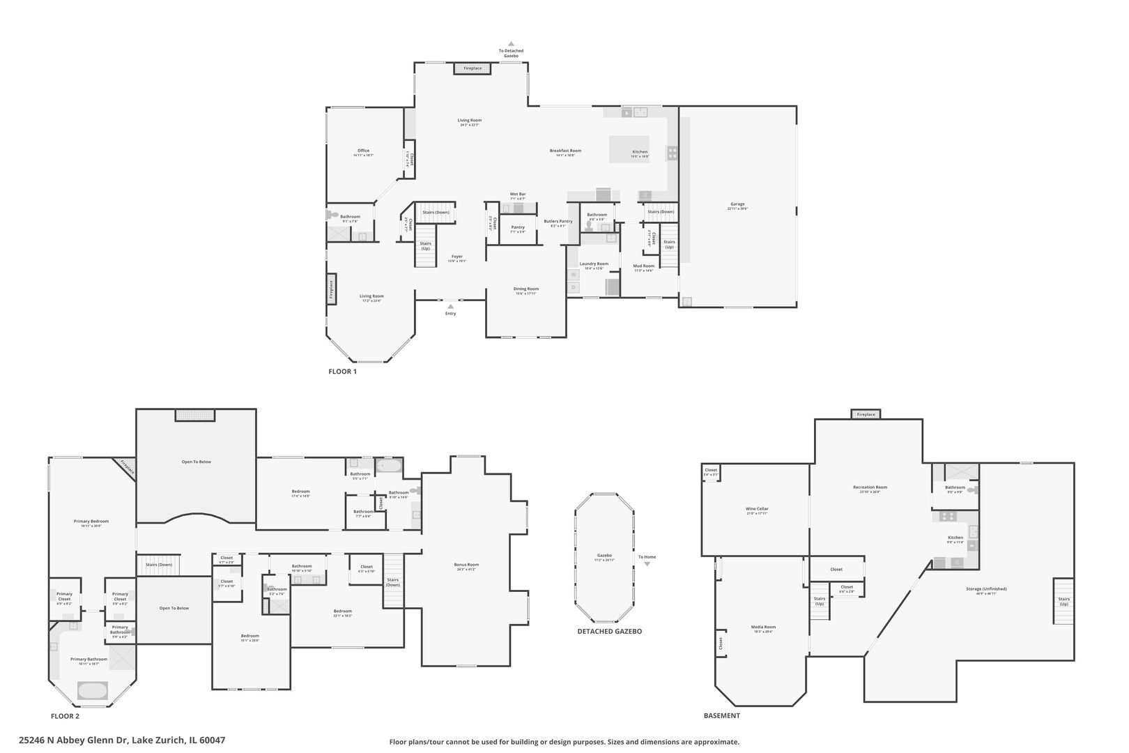 25246 N Abbey Glenn Drive, Hawthorn Woods, IL 60047