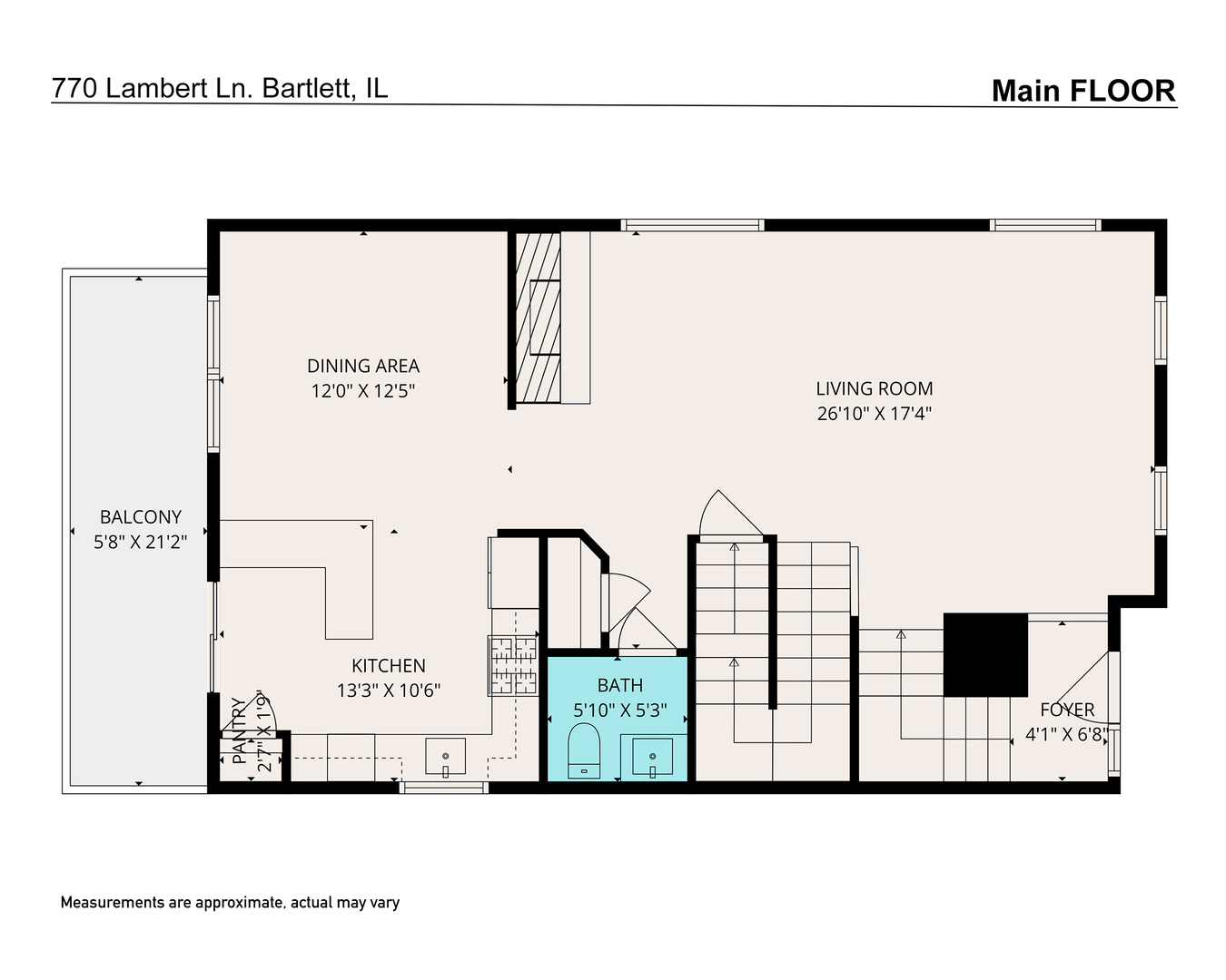 770 Lambert Lane #96-6, Bartlett, IL 60103