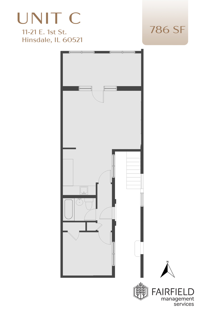 19 E 1st Street #C, Hinsdale, IL 60521