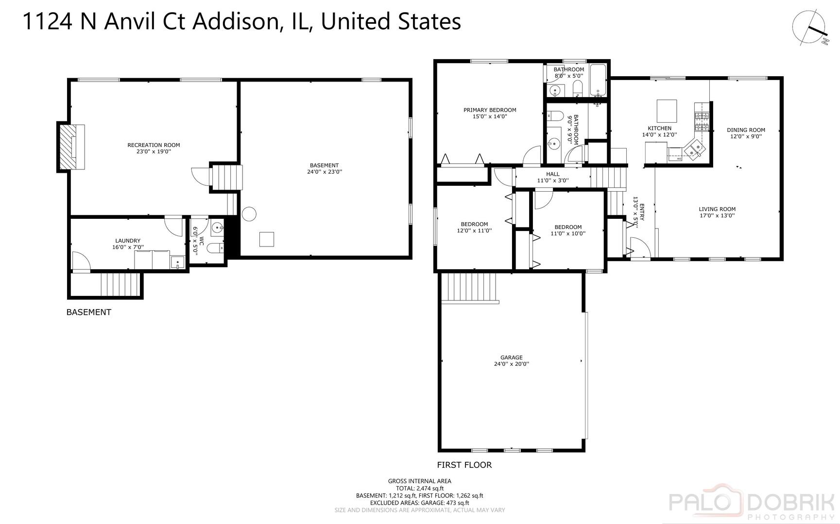 1124 N Anvil Court, Addison, IL 60101