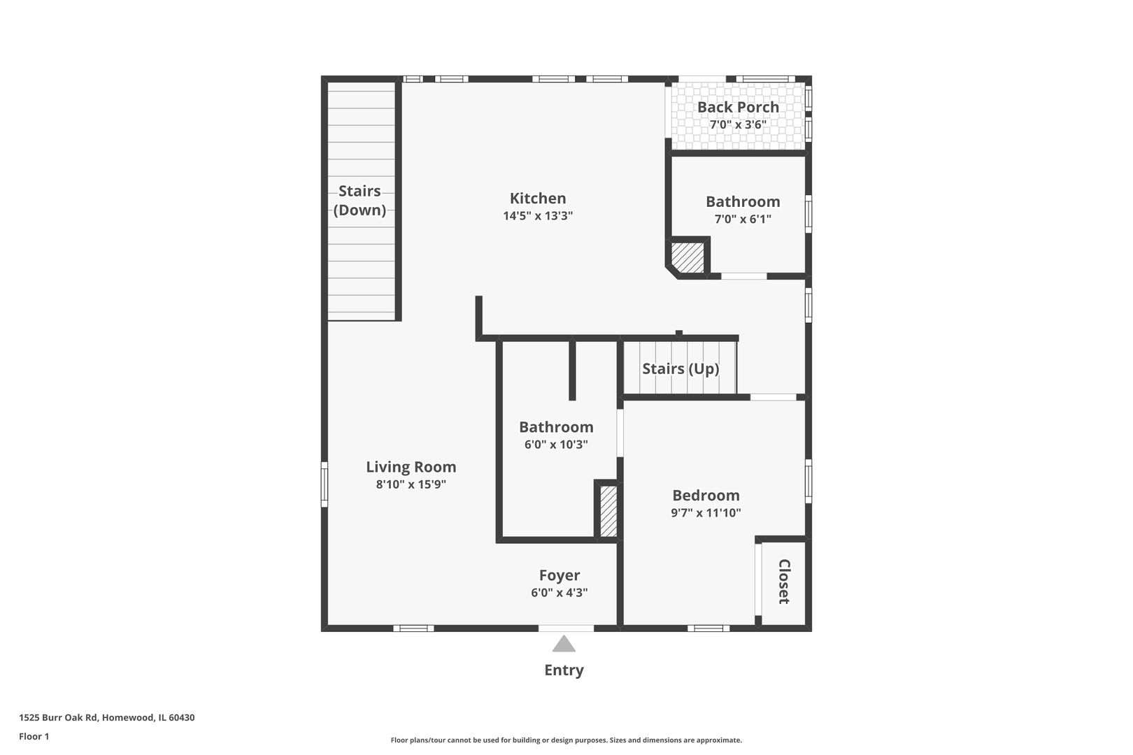 1525 Burr Oak Road, Homewood, IL 60430