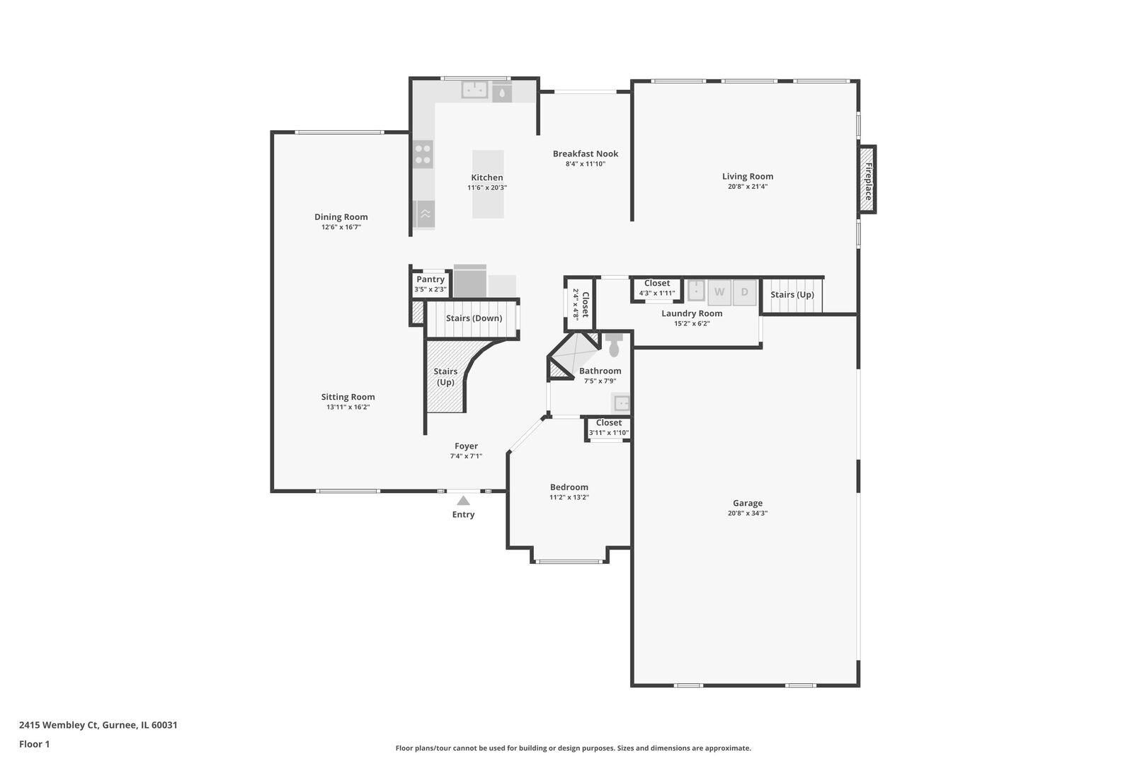 2415 Wembley Court, Gurnee, IL 60031