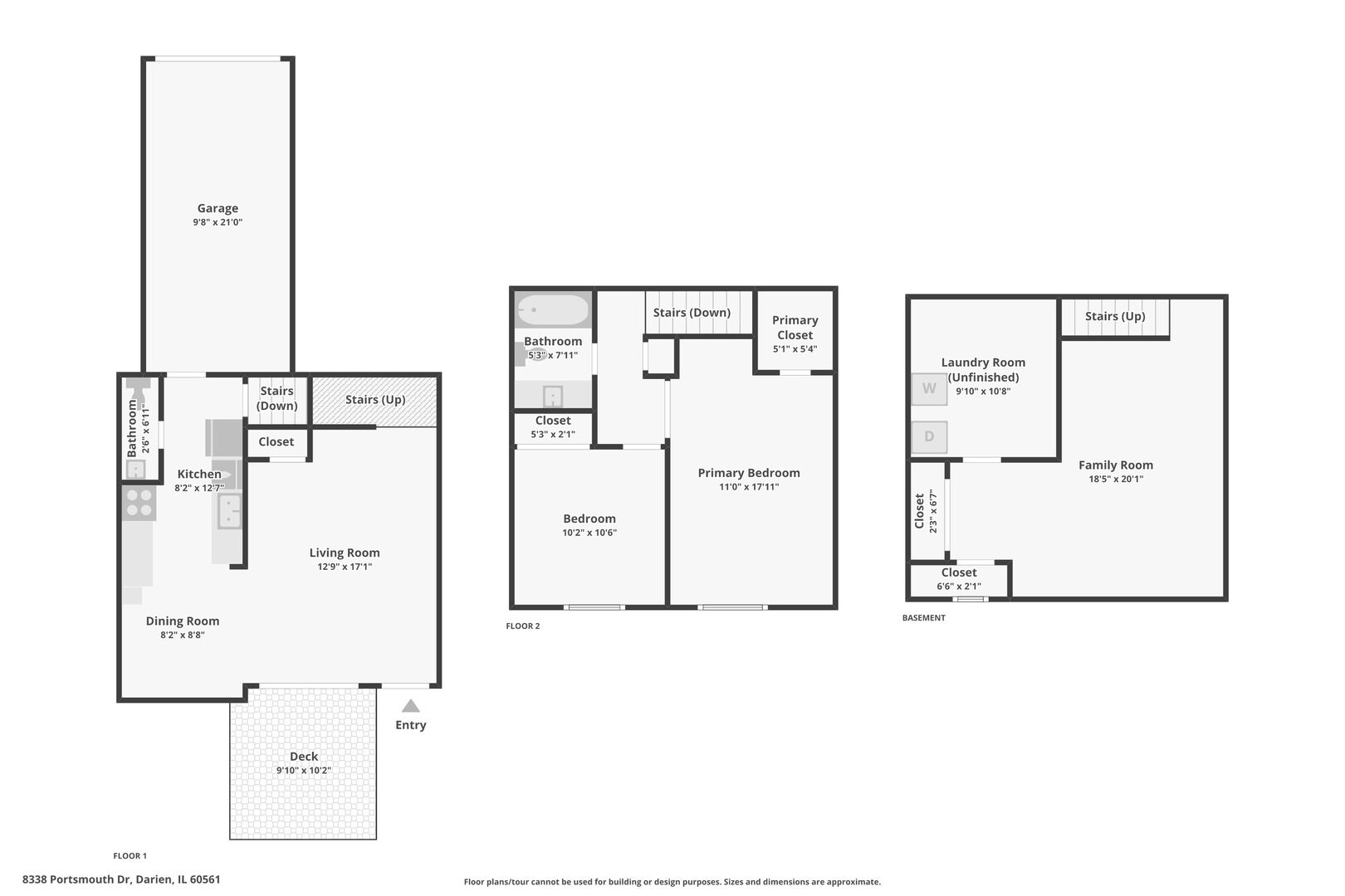 8338 Portsmouth Drive #B, Darien, IL 60561