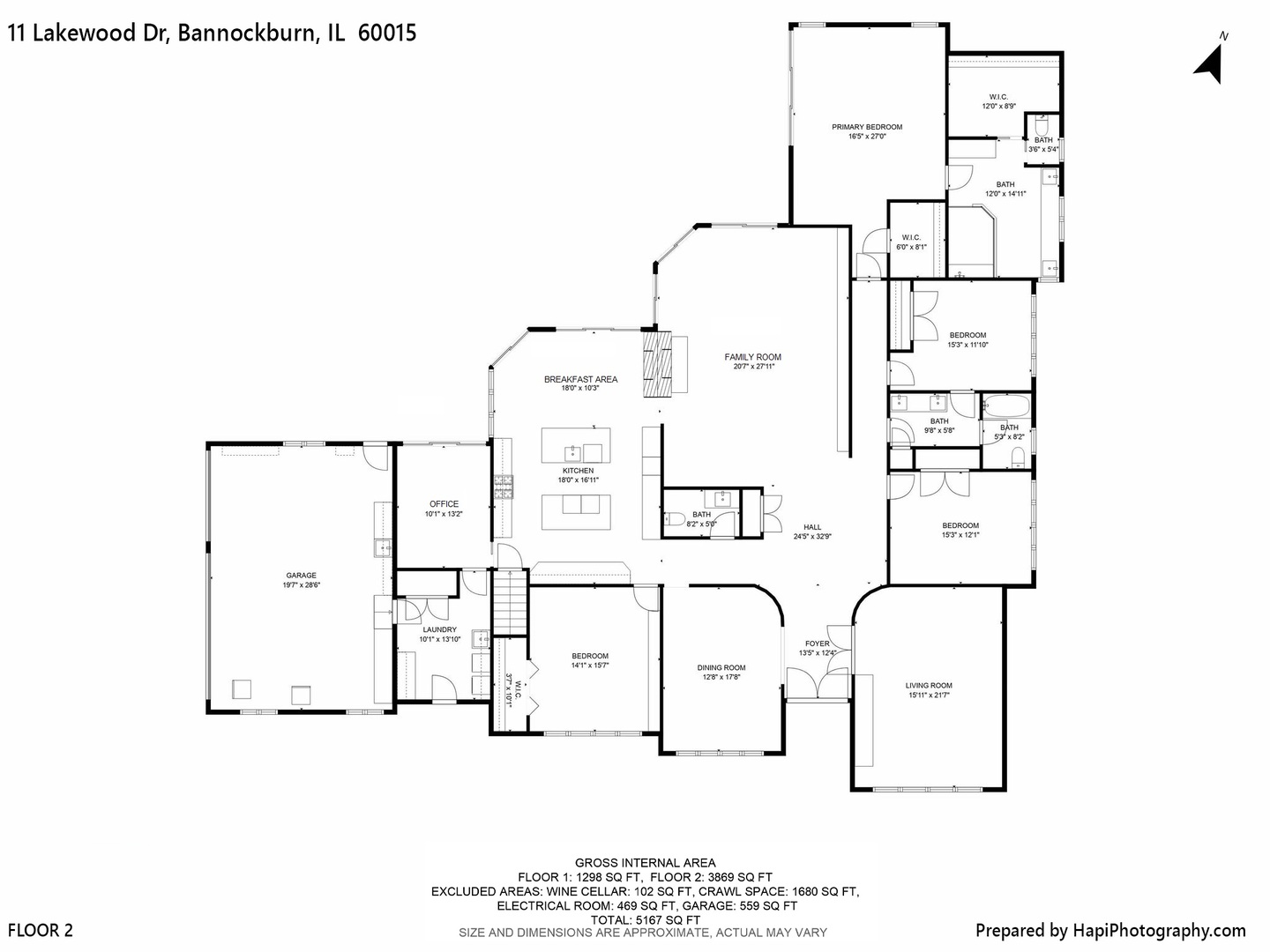 11 Lakewood Drive, Bannockburn, IL 60015