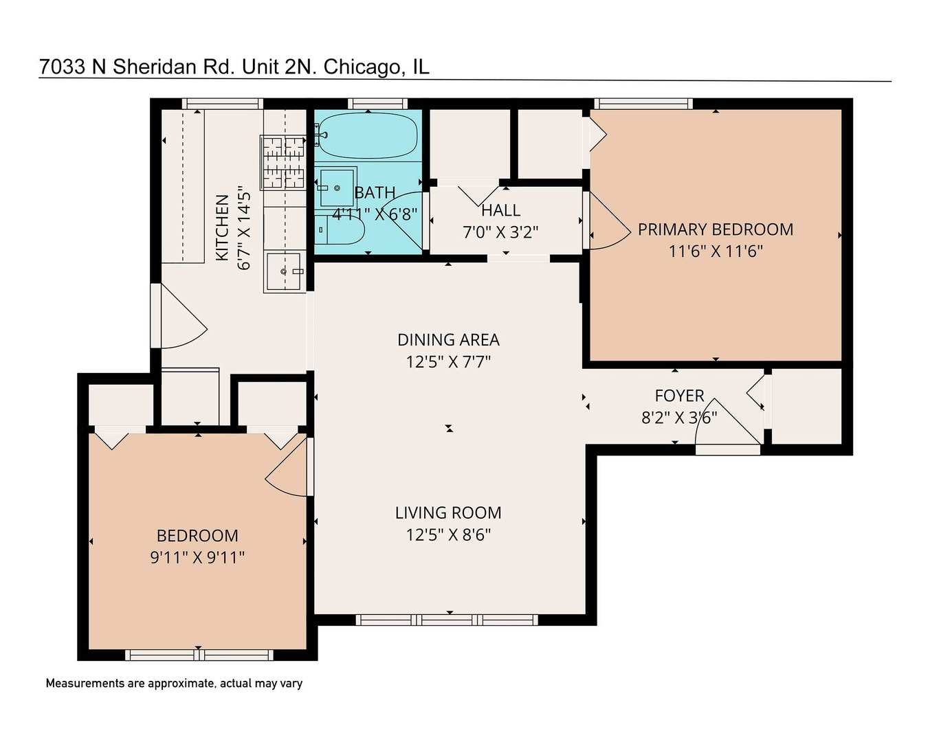 7033 N Sheridan Road #2N, Chicago, IL 60626